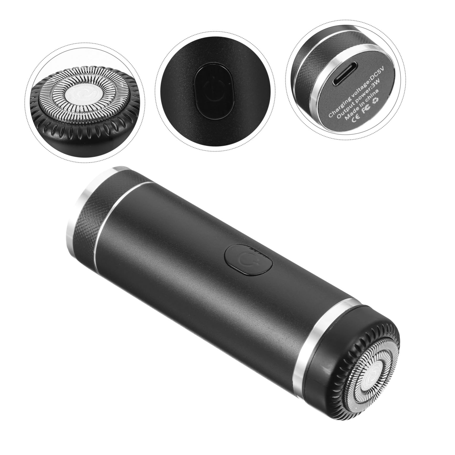 FOMIYES Rechargeable Electric Shaver for Men & Women - Wet/Dry Beard Trimmer & Body Groomer - Perfect for Travel, Gym & Daily Shaving Routine