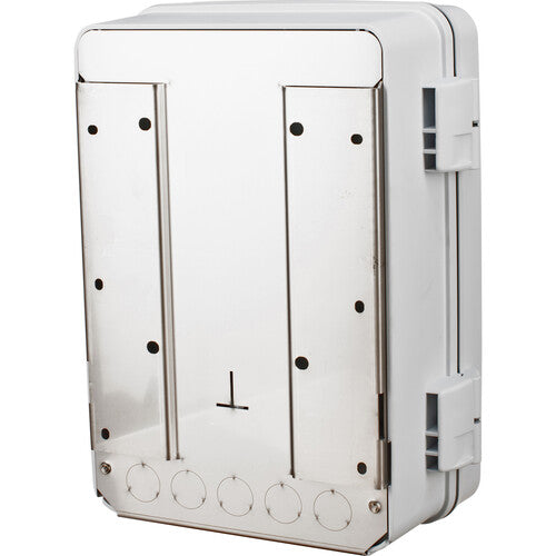 Axis Communications T98A15 VE Outdoor Surveillance Cabinet - Weatherproof Security Enclosure for IP Cameras & Network Equipment - Ideal for Parking Lots, Warehouses & Commercial Buildings