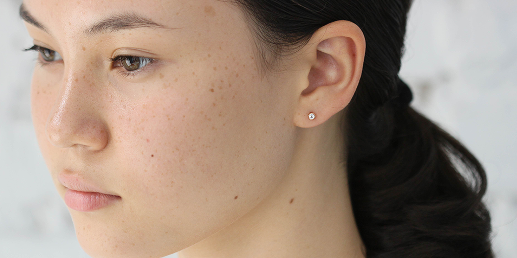Melee Ball White Diamond Stud Earrings - Elegant & Sparkling Jewelry for Women, Perfect for Parties, Weddings & Daily Wear