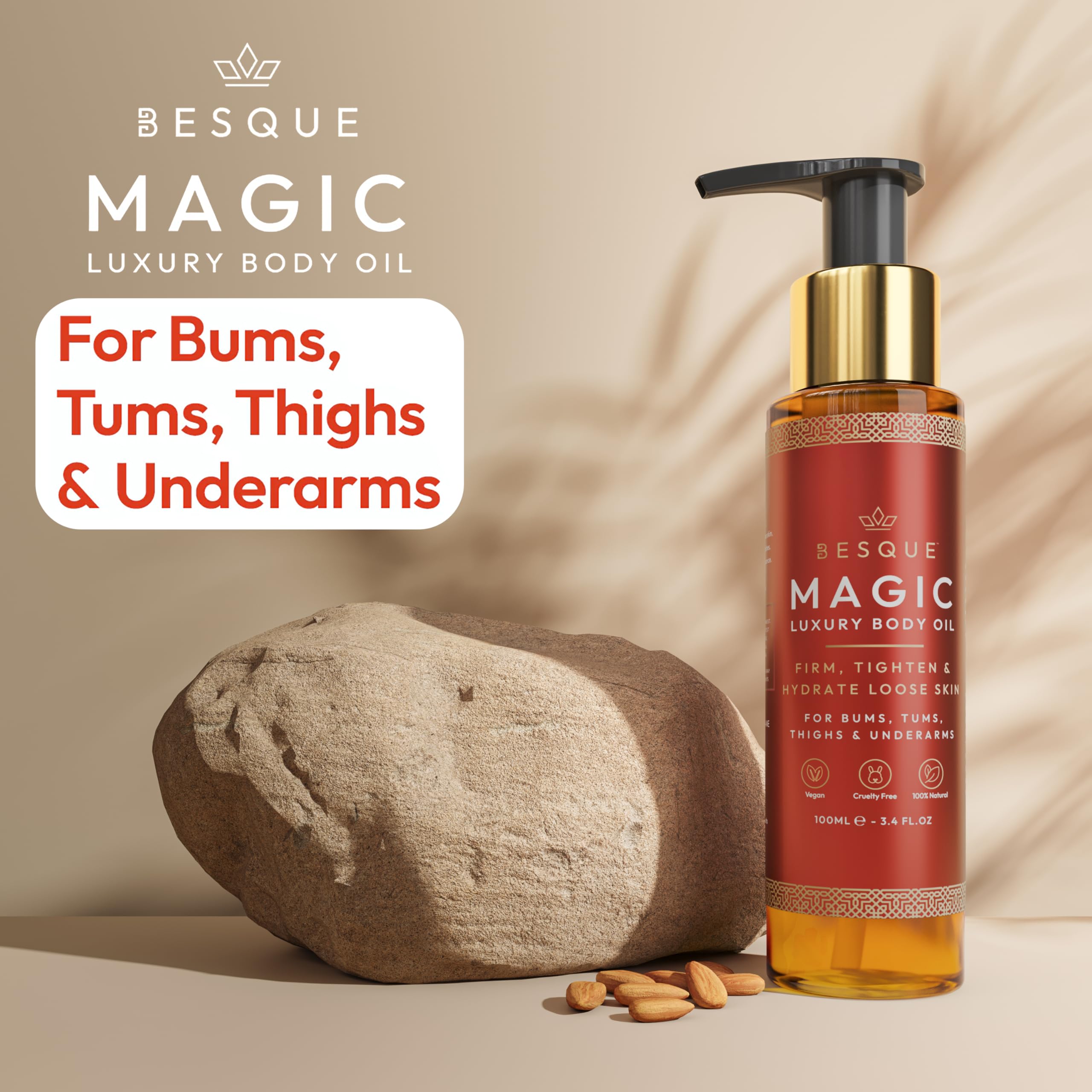 Magic Body Oil for Women - 3.38 FL OZ Hydrating & Firming Skin Care with Natural Ingredients, After Shower Moisturizer to Plump & Tighten Skin, Luxury Spa Gift Set (Pack of 2) - Perfect for Post-Shower Hydration, Daily Skincare Routine & Relaxing Spa Nights at Home