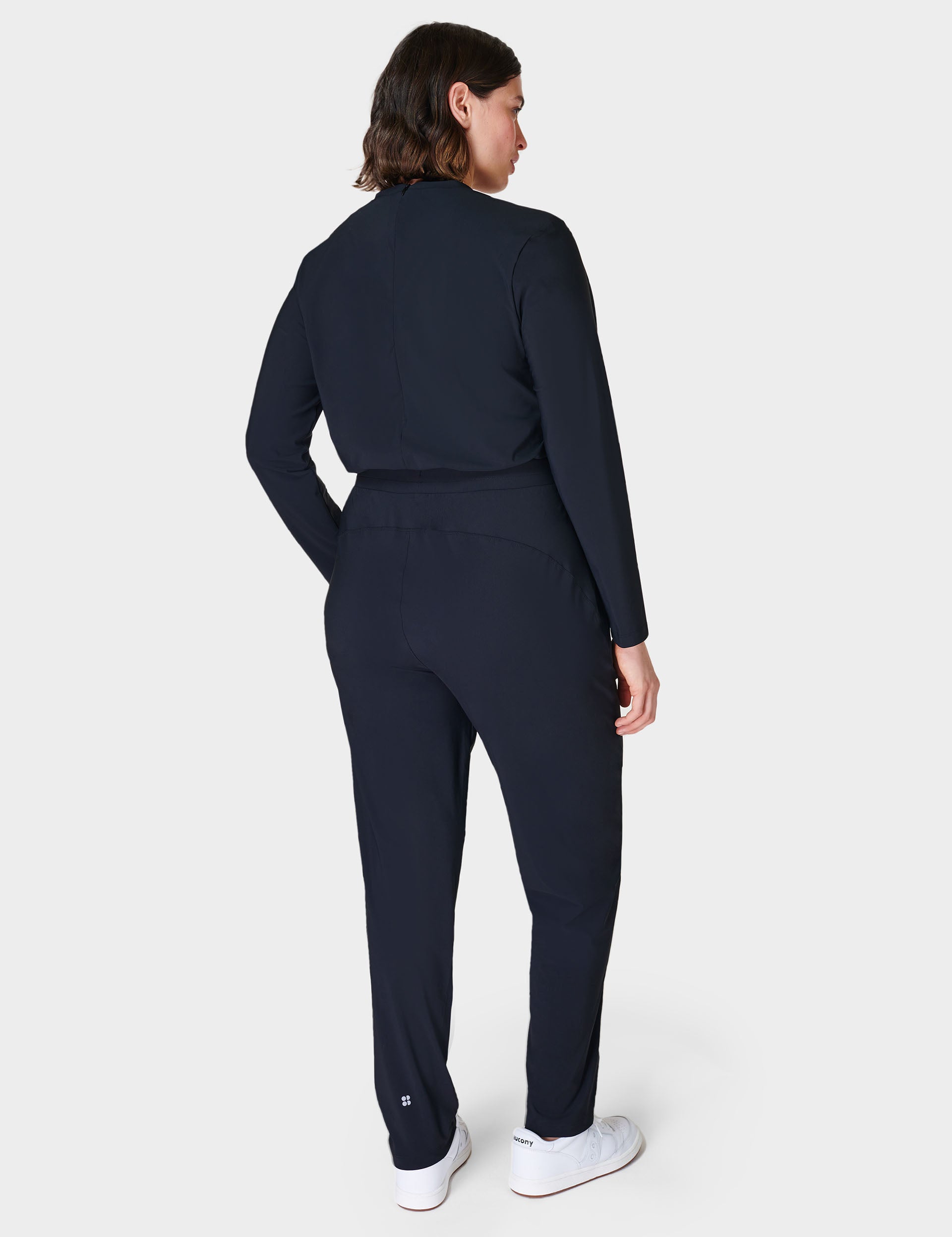 **Explorer Long Sleeve Jumpsuit for Women - Black | Outdoor Adventure & Casual Wear**