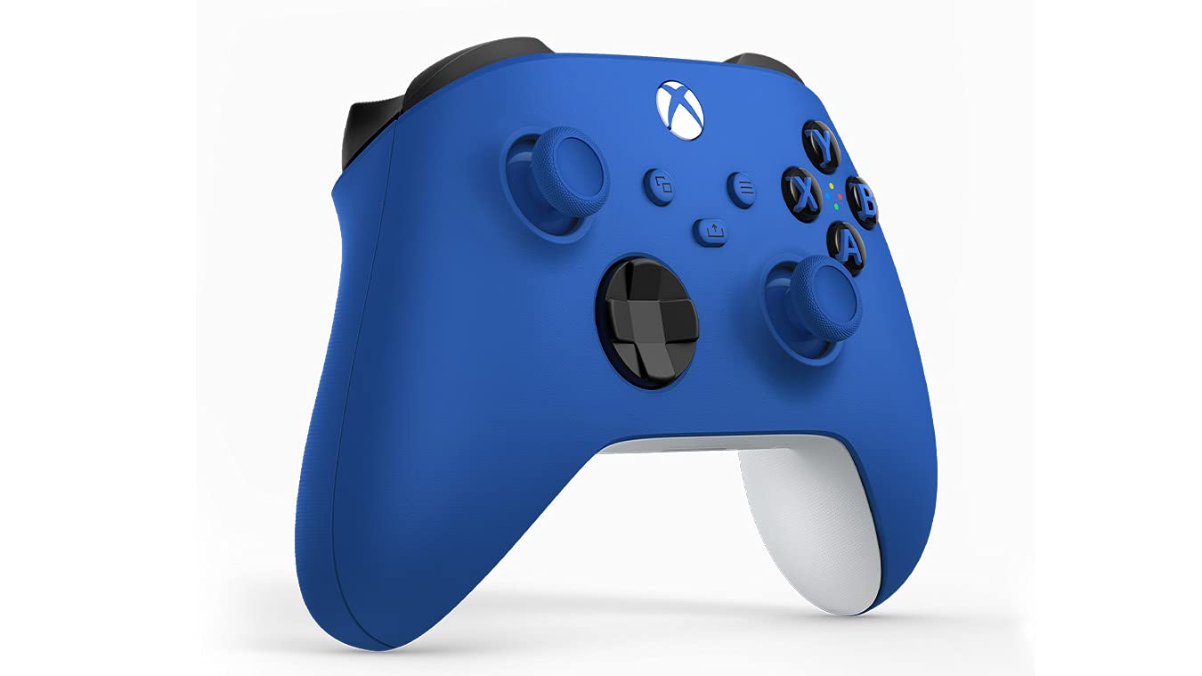 MODDEDZONE Shock Blue Smart Rapid Fire Custom Modded Controller for Xbox One S/X - Wireless Gaming Controller with Phone App Control for FPS, Battle Royale & Competitive Gaming - Perfect for Call of Duty, Fortnite & Apex Legends
