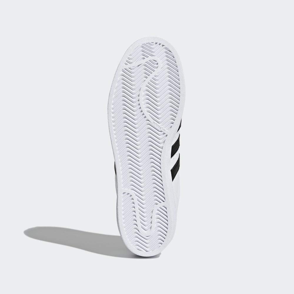 Adidas Superstar Unisex Sneakers - White/Black Basketball Shoes for Men & Women - Size 10.5 UK (45 1/3 EU) - Perfect for Casual Wear, Street Fashion & Sports Activities