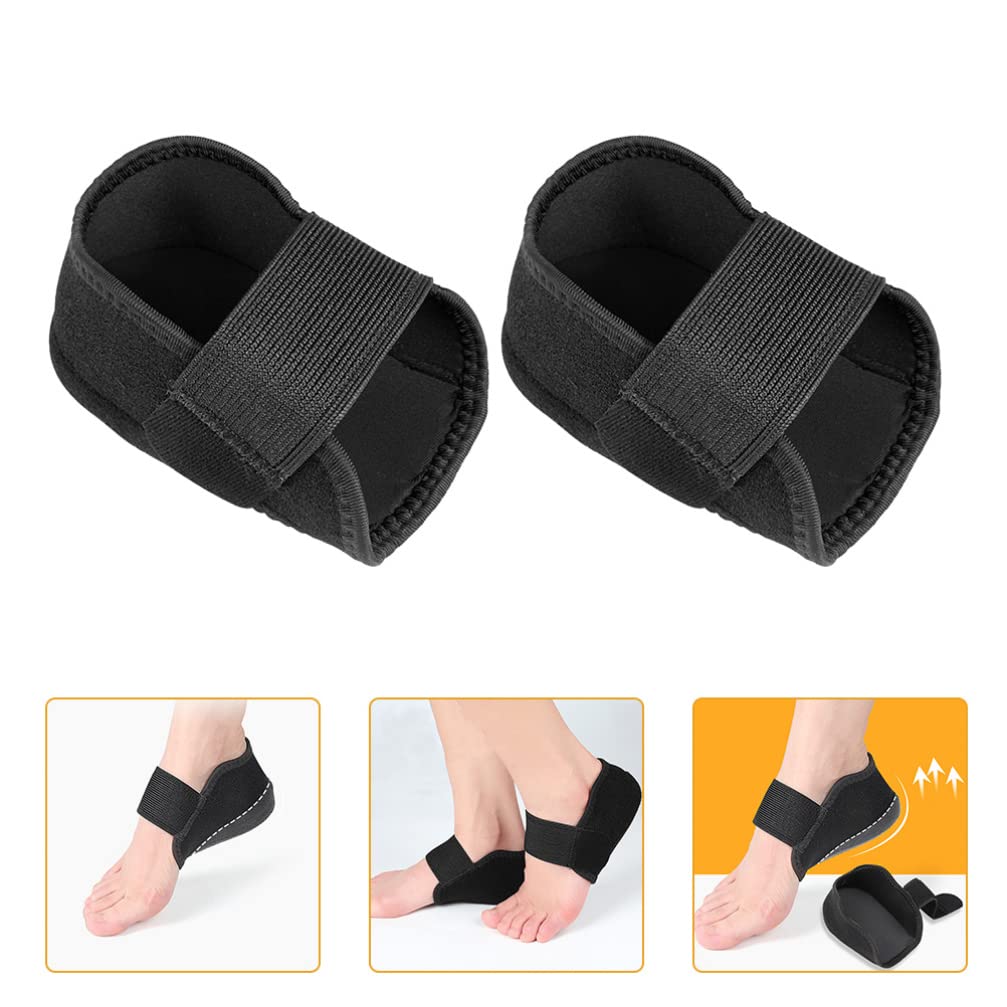 FOMIYES Gel Heel Protectors - 1 Pair Silicone Heel Cushions for Pain Relief & Shock Absorption | Comfortable Heel Pads for Shoes, Boots & High Heels | Perfect for Running, Walking & Everyday Wear
