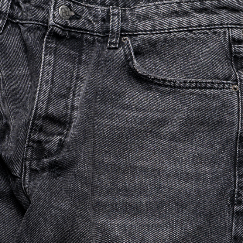 Ksubi Hazlow Black Rokk Denim Pants for Men - Slim Fit Stretch Jeans | Perfect for Casual Wear, Night Out & Street Style Fashion