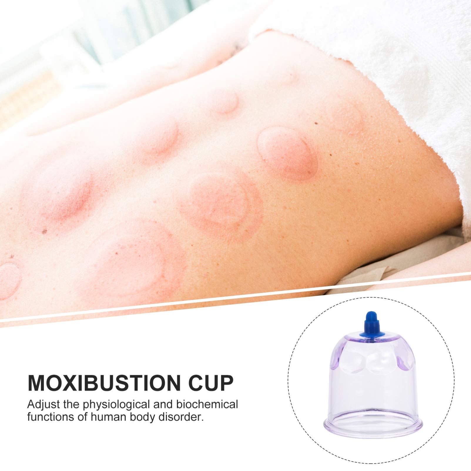 Chinese Cupping Massage Set - Plastic Anti Cup Vacuum Suction Massager for Trigger Point, Myofascial Release & Deep Tissue Therapy | Body Pain Relief, Muscle Relaxation | Perfect for Home Spa, Physical Therapy & Sports Recovery