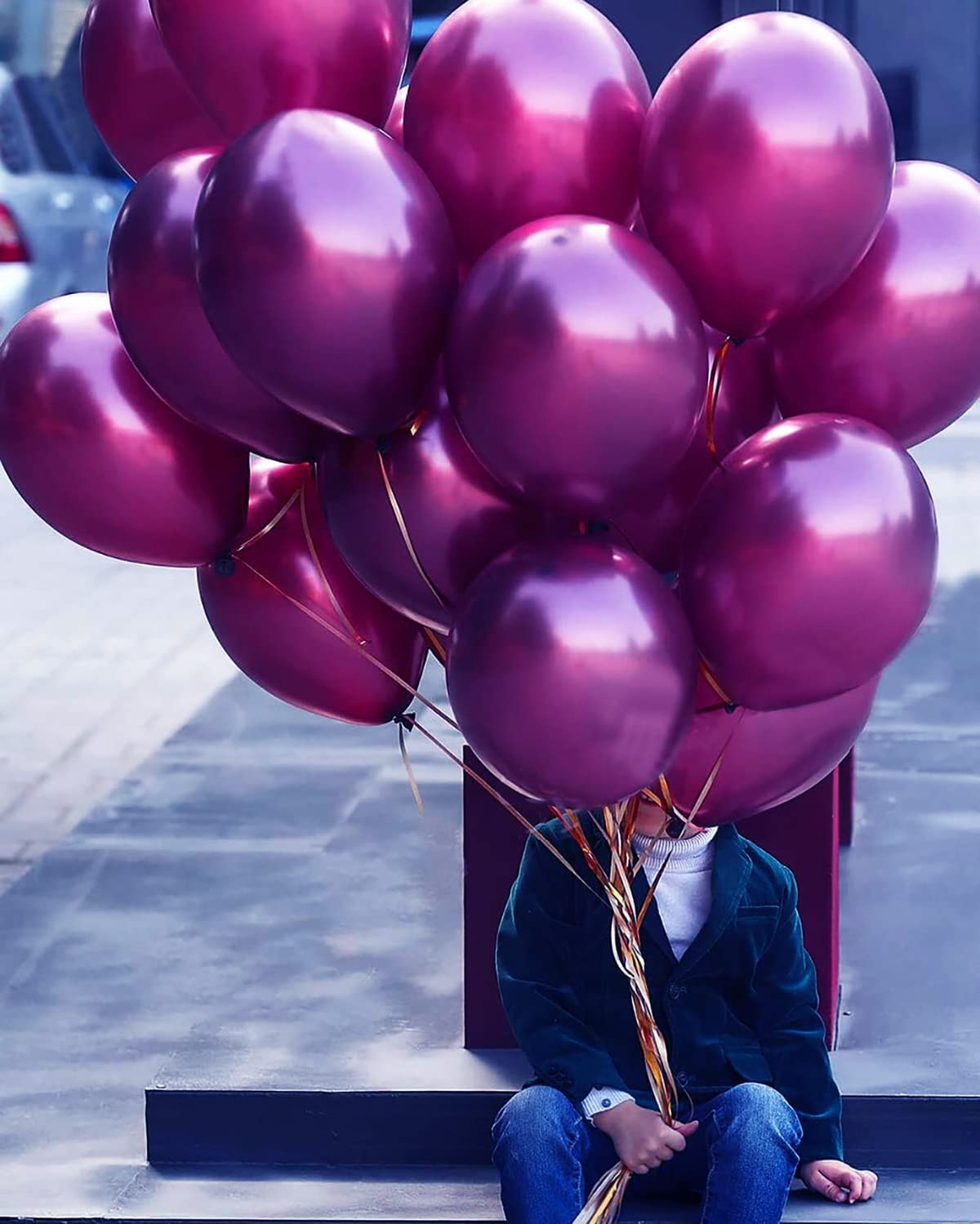 15pcs Purple Rose Gold Balloons for Birthday, Wedding & Graduation Party Decorations - Elegant Purple Gold Party Supplies for Women's Celebrations | Perfect for Indoor & Outdoor Events