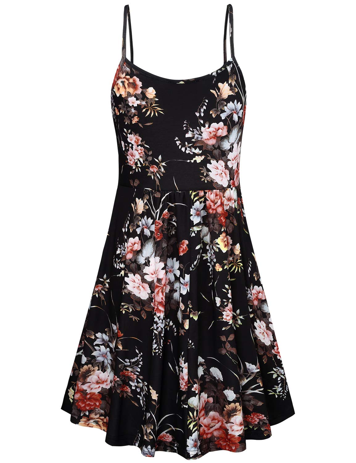 Floral Maternity Summer Dress - Spaghetti Strap Nursing & Breastfeeding Dress for Women - Perfect for Pregnancy, Nursing, Beach & Outdoor Activities