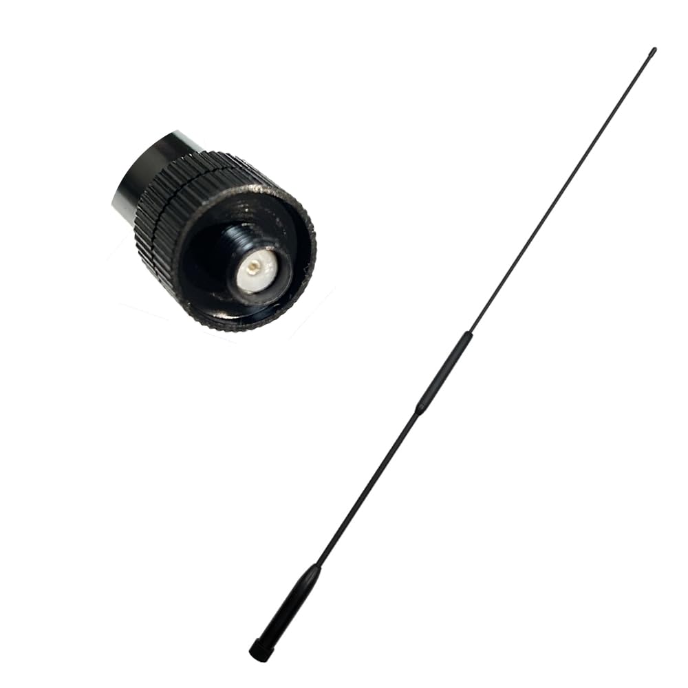 LSENG 18.11 Inch Dual Band VHF/UHF 144-430MHz Flexible Whip Antenna with SMA-Female Connector for Ham Radio, Walkie Talkies (Baofeng BF888S, UV-5R, UV-82, Kenwood, Retevis) - Ideal for Outdoor Adventures, Emergency Communication, and Radio Enthusiasts