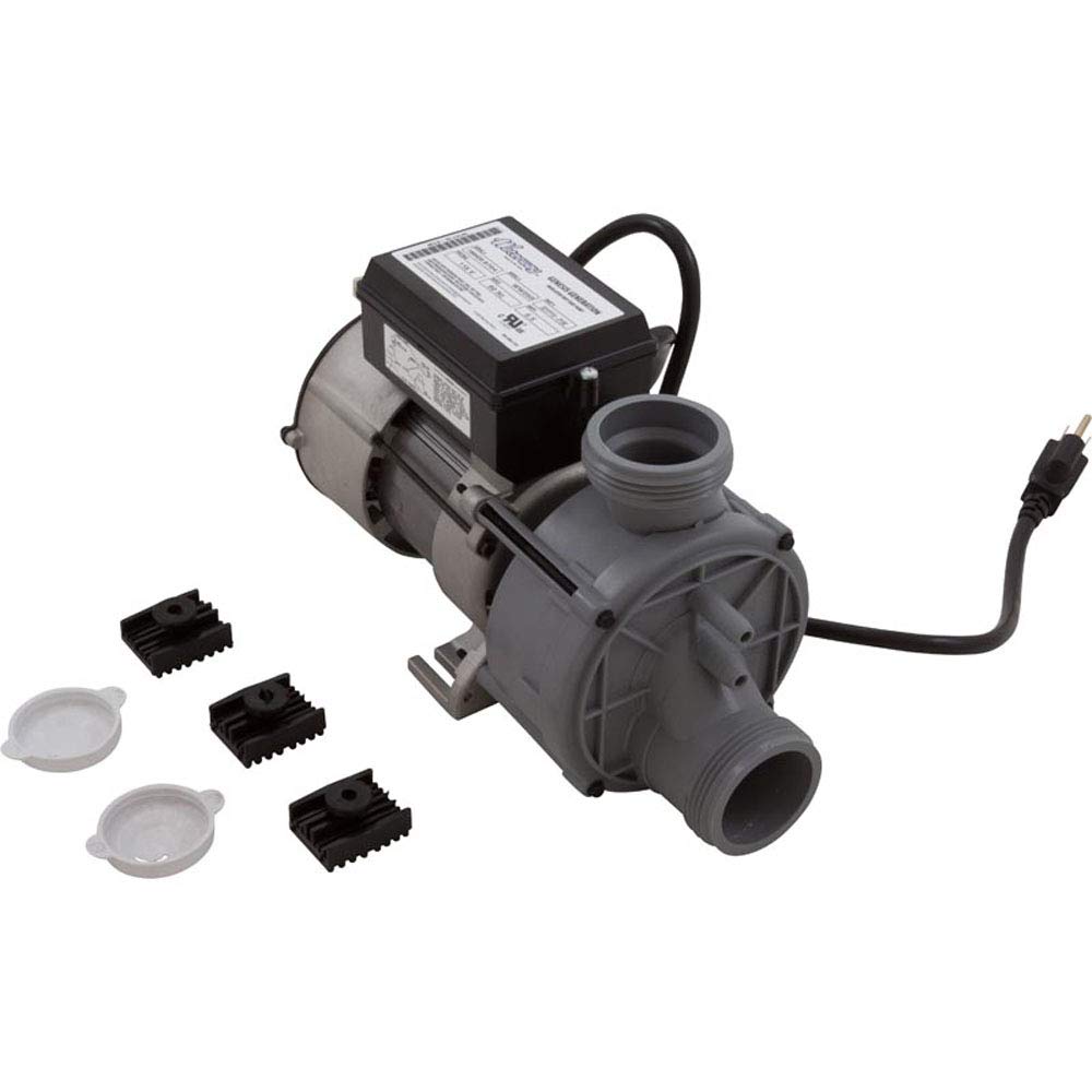 **115V Waterway Pump with Air Switch & NEMA Cord - Genesis Series | Ideal for Spas, Hot Tubs & Pool Water Circulation**