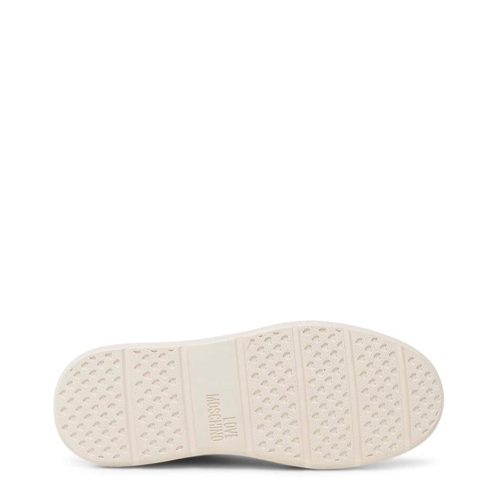 Love Moschino Women's White Sneakers - Stylish & Comfortable Fashion Shoes for Casual Wear, Running & Everyday Outfits