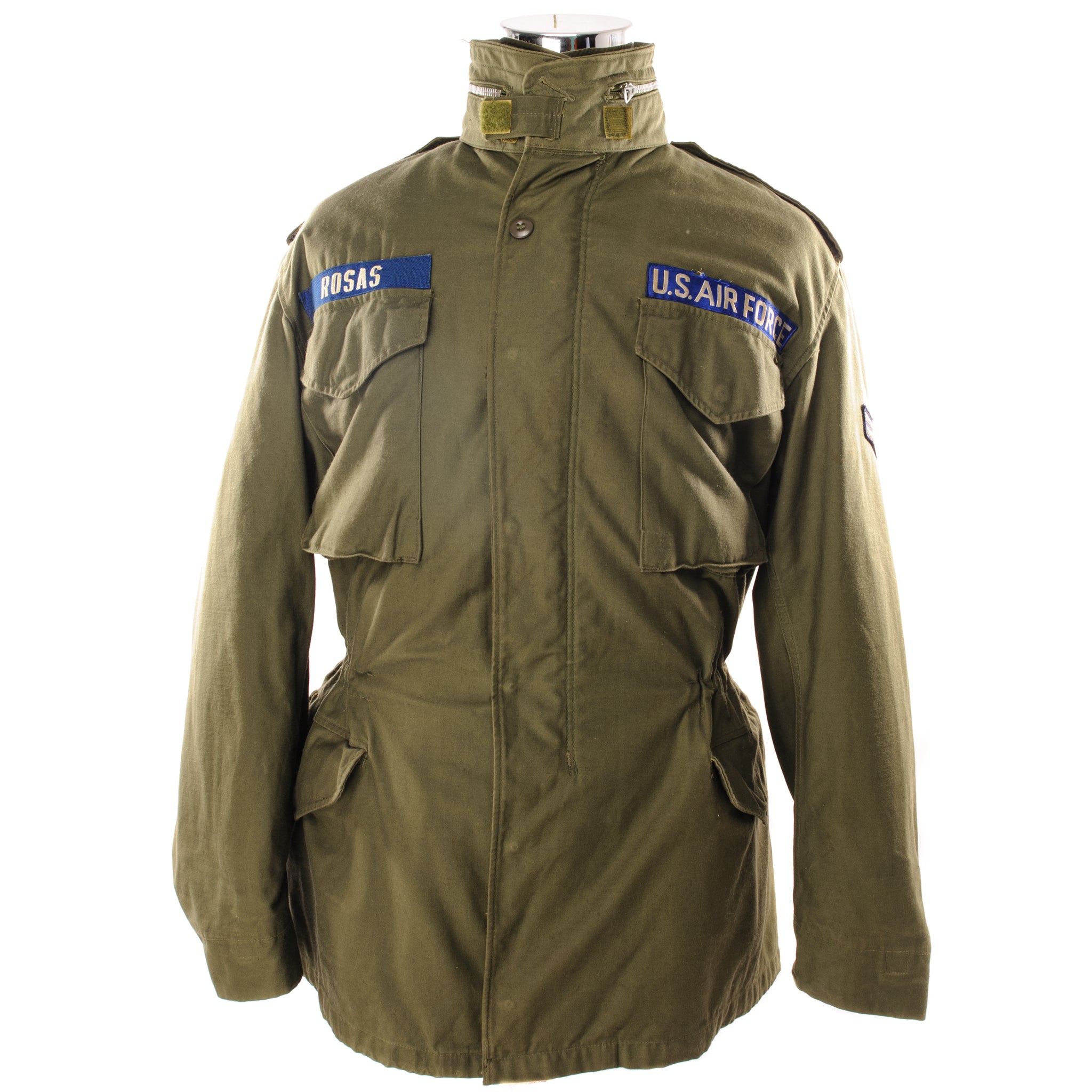 Vintage 1967 USAF US Air Force M65 Field Jacket - Medium Long Size - Authentic Vietnam War Military Jacket for Collectors & Outdoor Enthusiasts