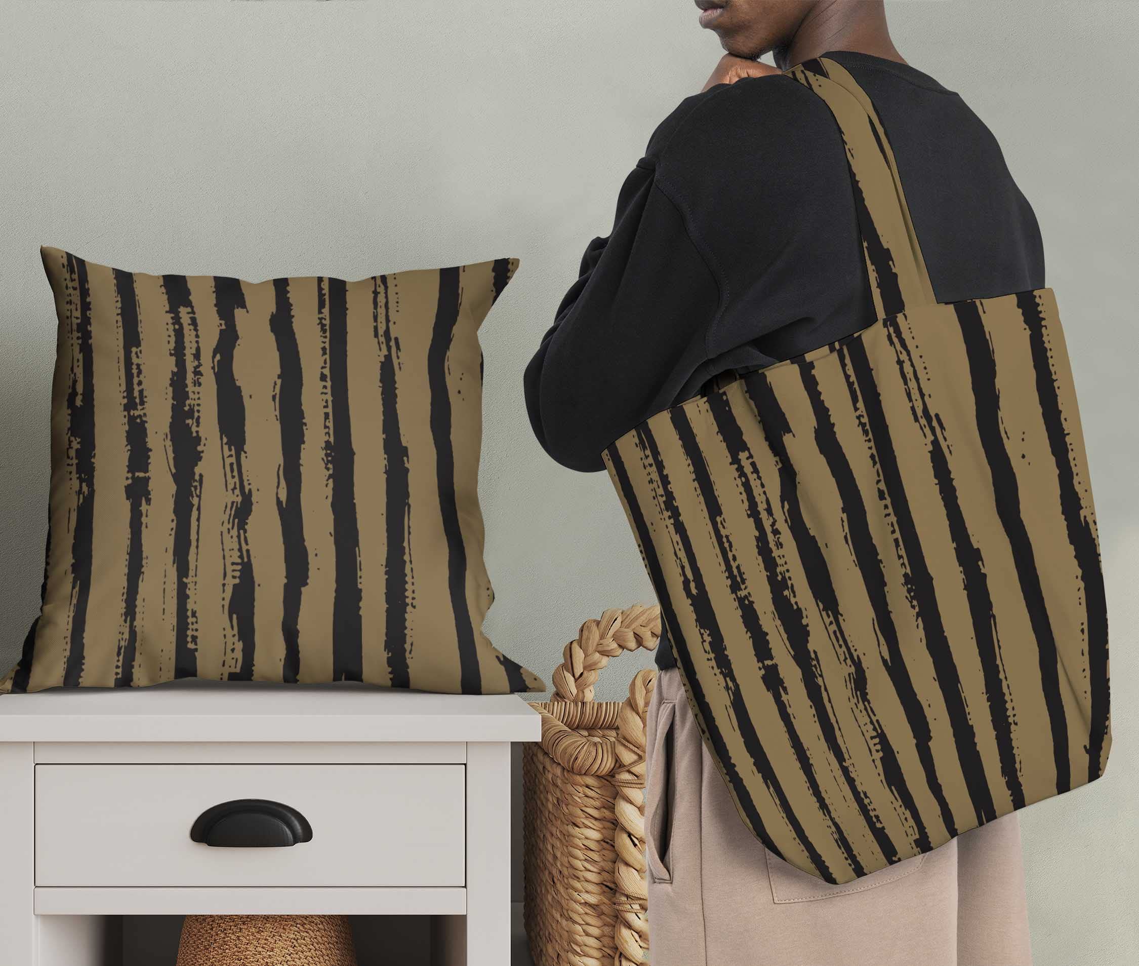 Soimoi Brown Polyester Crepe Fabric by The Yard - 52