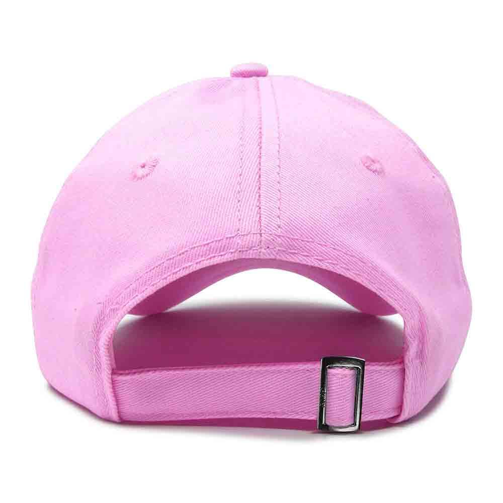 DALIX Strawberry Embroidered Cotton Baseball Cap - Adjustable Dad Hat for Women, Summer Fruit Design, Casual Outdoor Sun Protection (Perfect for Gardening, Beach Trips & Streetwear Fashion)