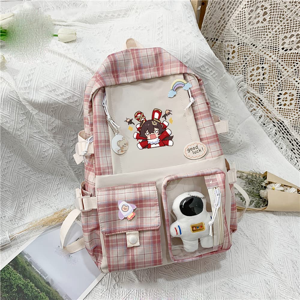 Genshin Impact Klee Anime Backpack - Cute Cartoon School Bag for Travel, Laptop & Daily Use | Perfect Gift for Gamers & Anime Fans | Great for School, Work & Cosplay