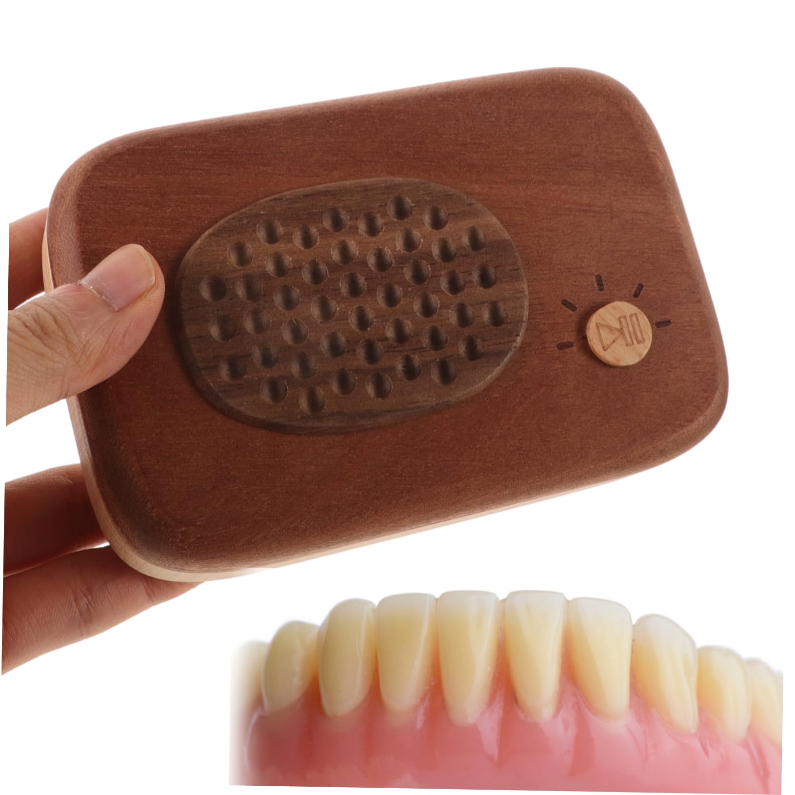 iBasenice Wooden Baby Teeth Keepsake Box - First Lost Tooth Holder with Fairy Design for Tooth Fairy Gifts | Perfect for Children's Milestone Memories & Nursery Decor