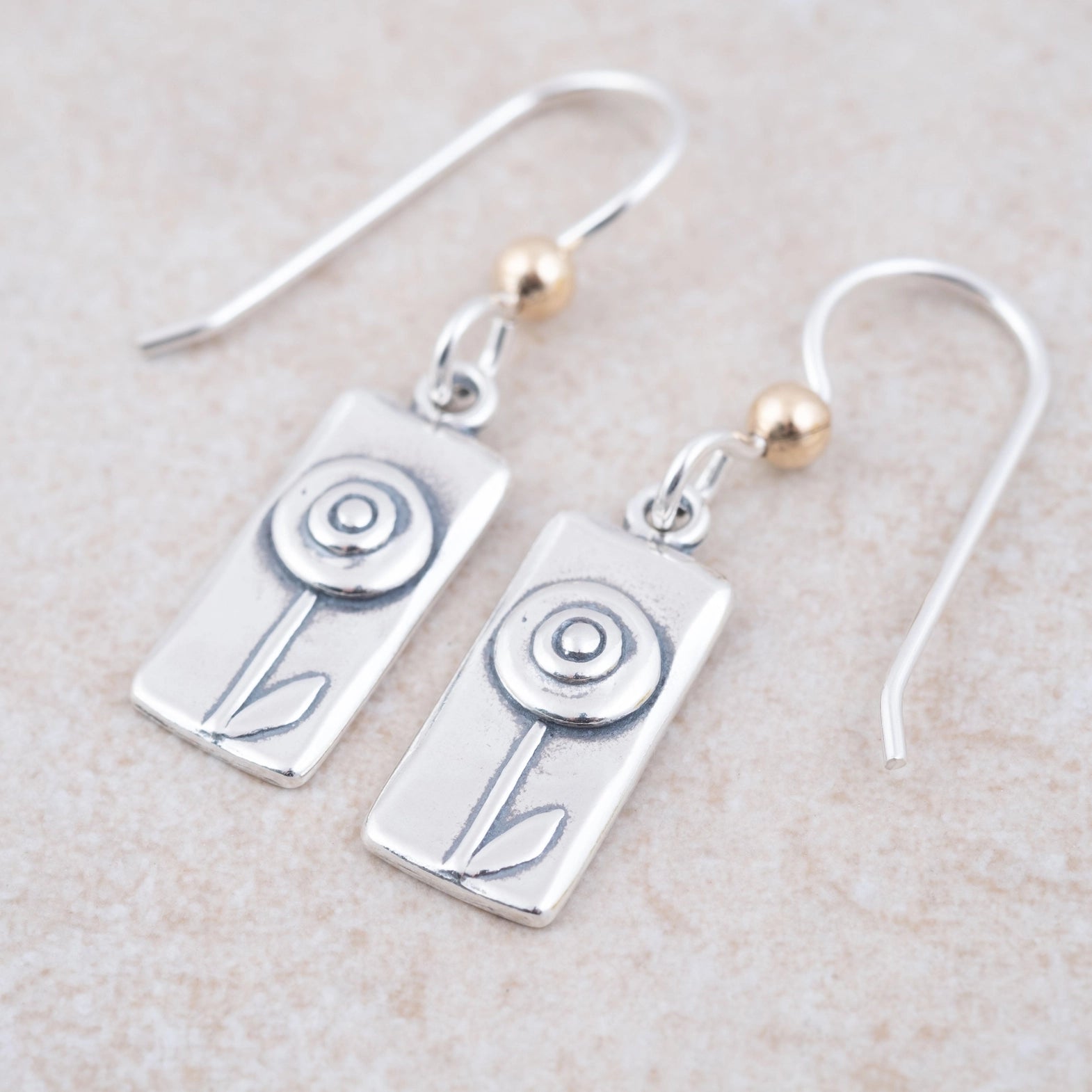 Sterling Silver Blooming Flower Earrings - Dainty Floral Jewelry for Women | Ecclesiastes 3:1 Inspirational Gift | Perfect for Weddings, Anniversaries & Everyday Elegance