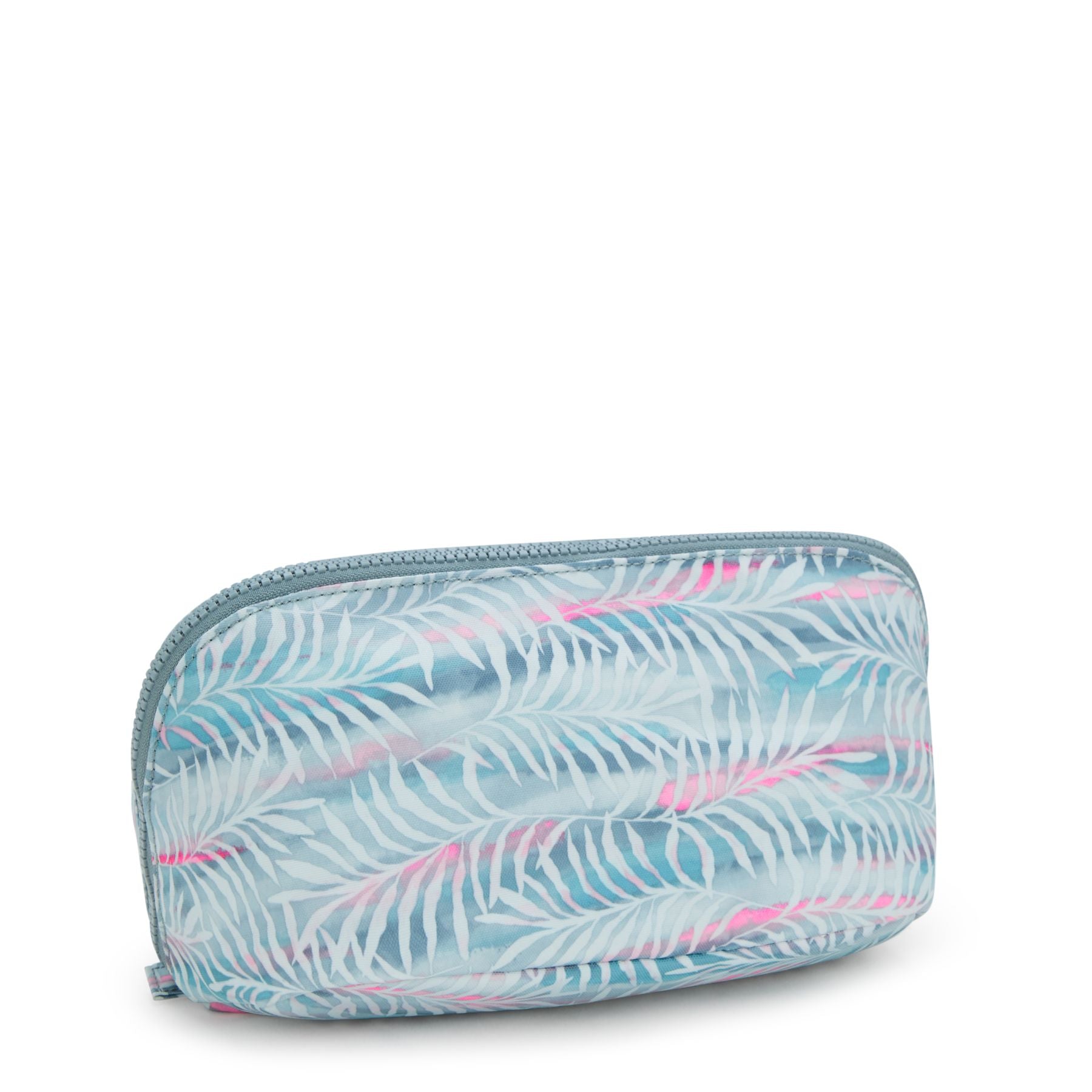 Kipling Mirko Medium Printed Toiletry Bag - Waterproof Travel Cosmetic Organizer with Palmtree Leaves Design for Women & Men | Perfect for Vacation, Gym, Camping & Air Travel