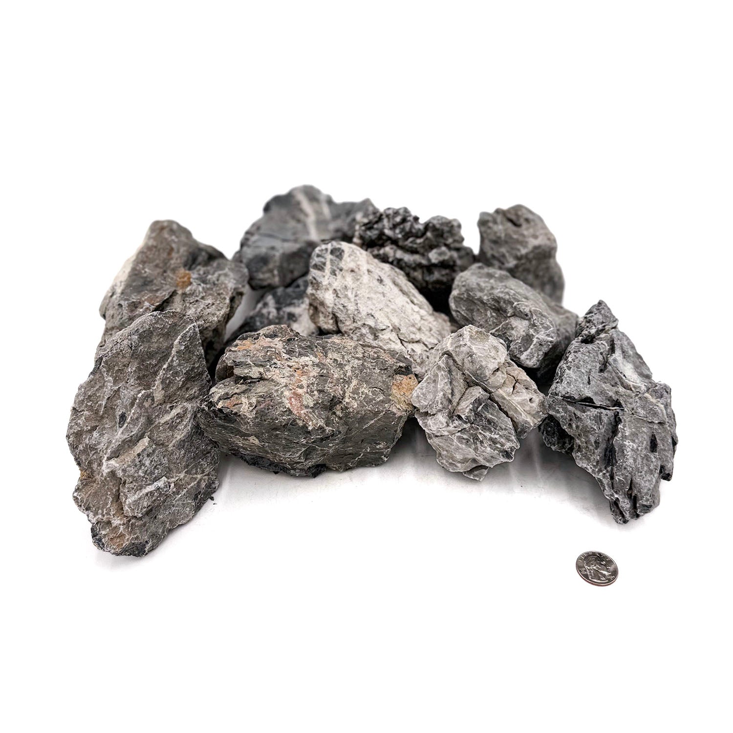 Premium Seiryu Stone for Aquascaping - Natural Japanese Rock for Fish Tanks, Aquariums & Zen Gardens - Perfect for Shrimp Habitats, Planted Tanks & Decorative Landscaping