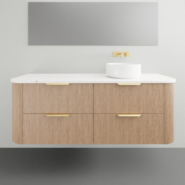 ADP Thirroul Wall Mounted Bathroom Vanity with Sink - Modern Floating Vanity for Small Bathrooms, Powder Rooms & Master Baths