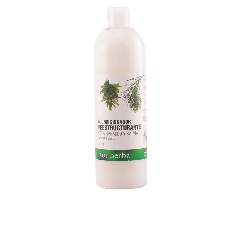 Tot Herba Restructurative Conditioner with Horsetail & Sage - 500ml | Natural Hair Repair for Damaged & Dry Hair | Perfect for Daily Use & Post-Coloring Treatment