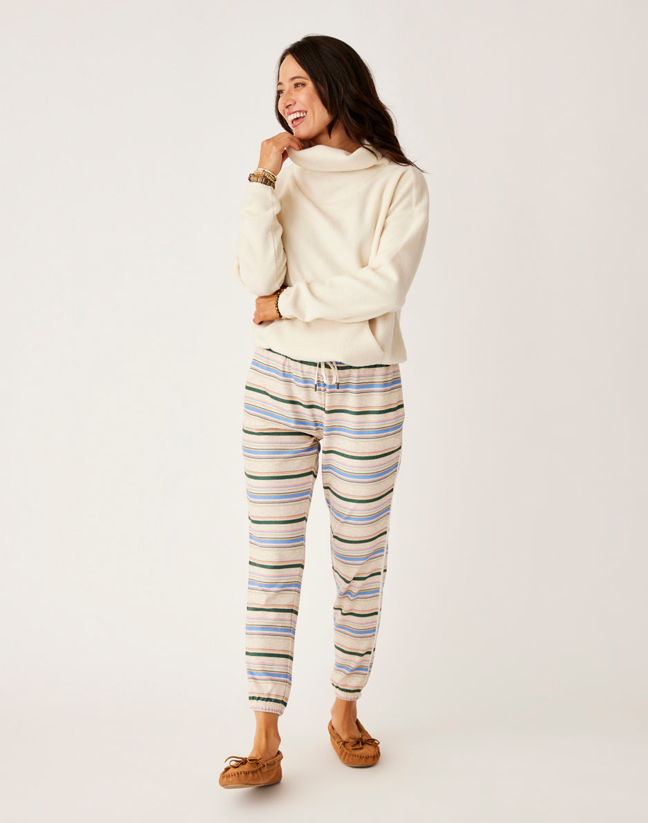 Chelsea Jogger Pants - Multistripe Design | Comfortable Casual Wear for Women | Perfect for Gym, Lounge & Everyday Use | Final Sale