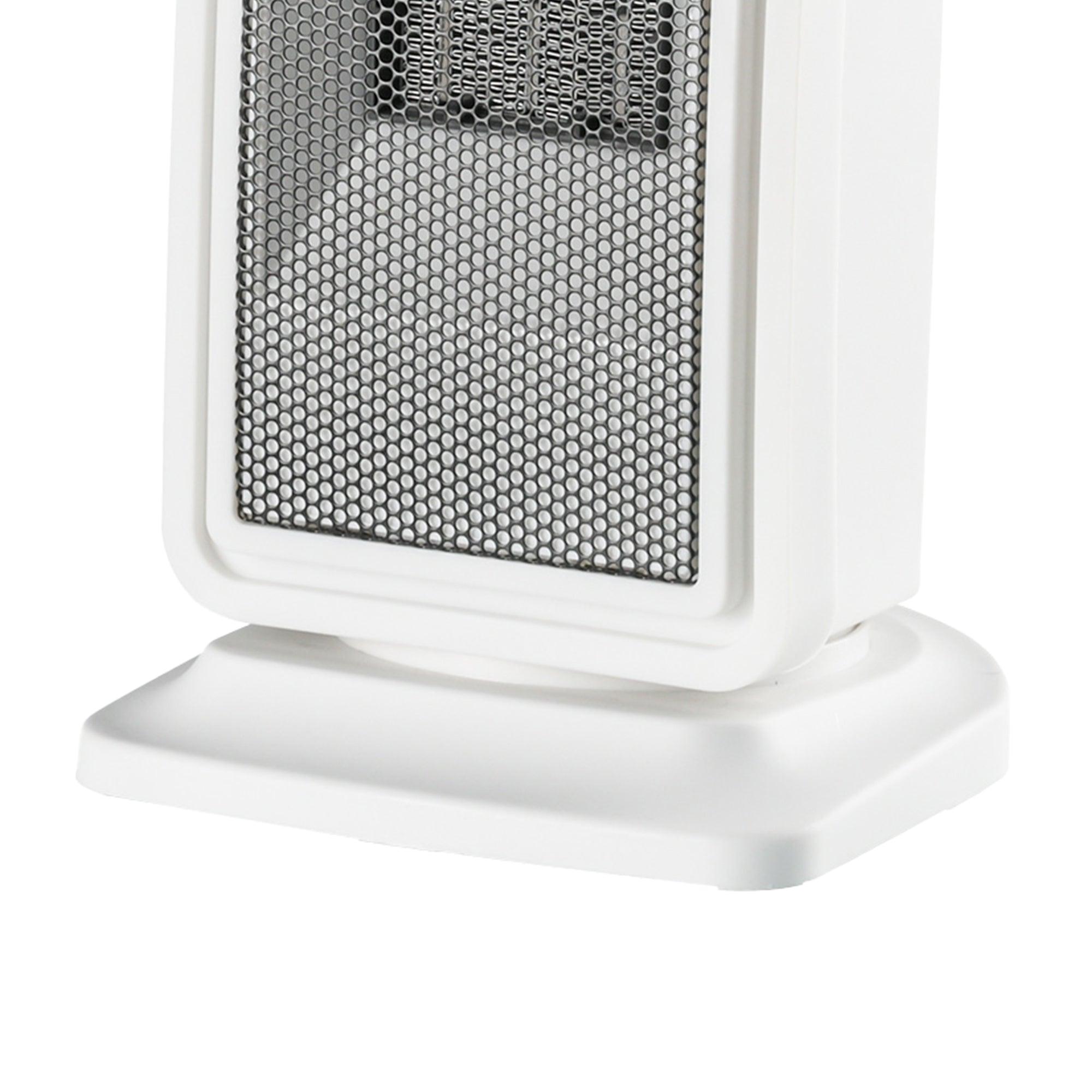 Portable PTC Ceramic Electric Heater & Fan 2000W with Remote Control - 2 Heat Settings, Safety Protection for Home, Office, Bedroom Use