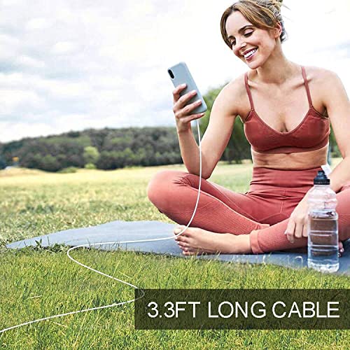 Apple MFi Certified USB C to Lightning Cable - 2 Pack Fast Charging Cord for iPhone 12 Pro Max/11 Pro/X/XS/XR/8 Plus & iPad/AirPods Pro - 6.6ft PD Charger - Perfect for Home, Office & Travel Charging