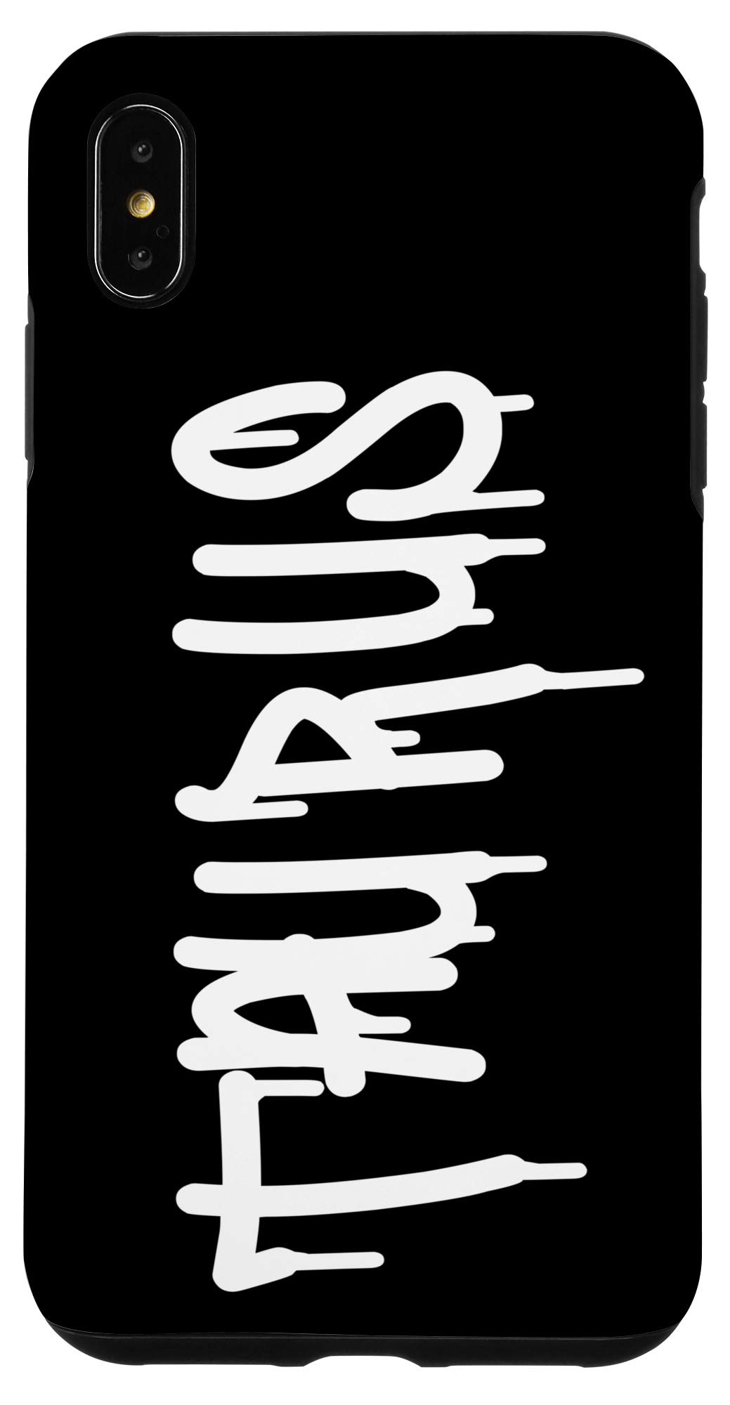 iPhone XS Max Taurus Horoscope Phone Case - Black & White Drip Design | Protective Cover for Daily Use, Travel & Gifts