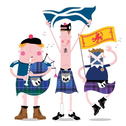 Scotland Football Fan Card - Show Your Support for Scotland National Team | Perfect for Fans, Gifts & Match Days