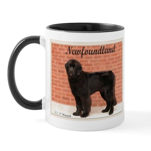 White/Black Inside - Newfoundland Standing Mug