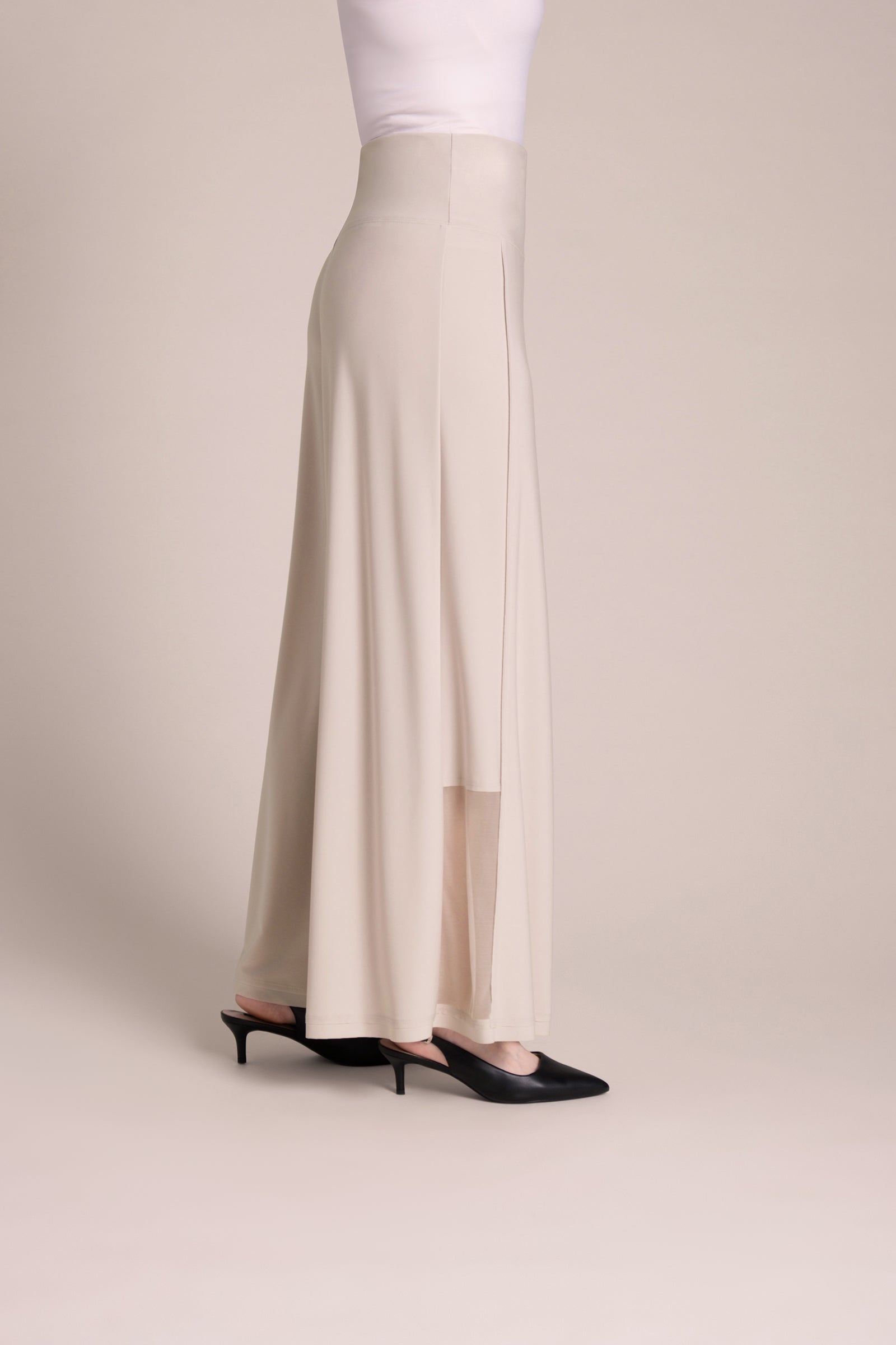 Cashew Fusion Trumpet Pants - Stylish & Comfortable Women's High Waisted Yoga Pants for Workout, Lounge & Everyday Wear