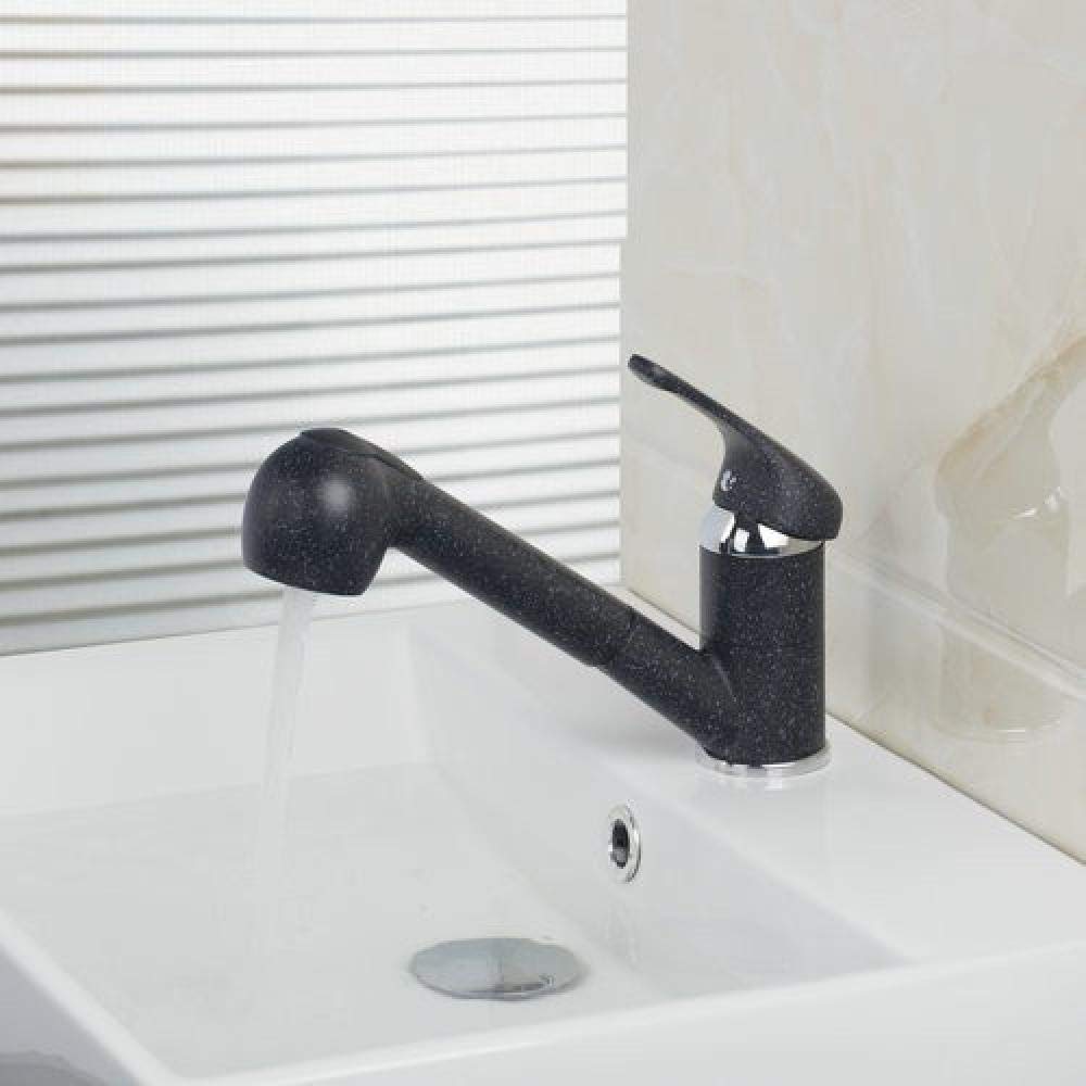 Stainless Steel Pull Out Swivel Kitchen Sink Faucet - Single Handle Deck Mounted Mixer Tap for Painting & Cooking - Perfect for Modern Kitchens & DIY Projects