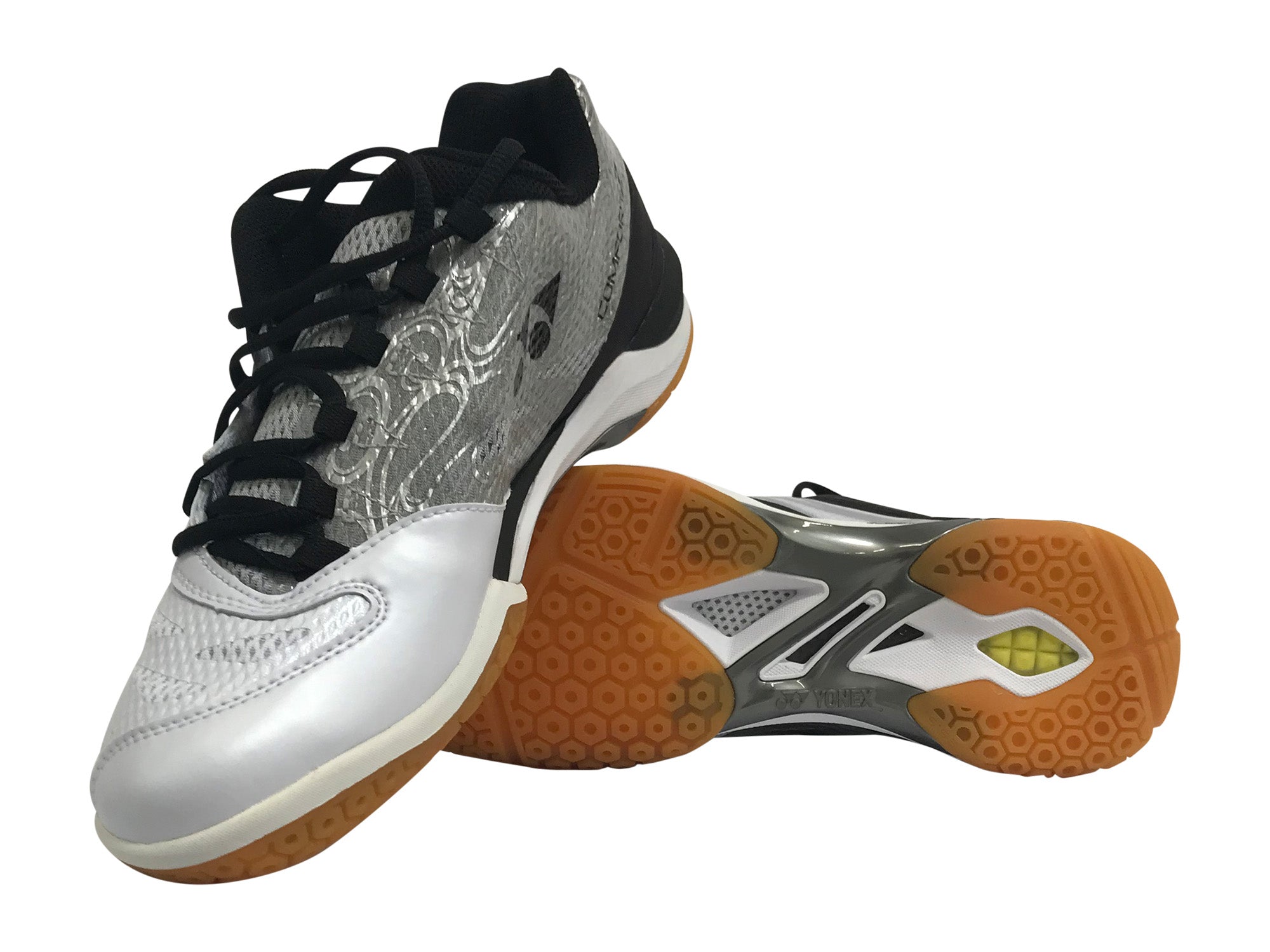 Yonex Power Cushion Comfort Z MX Badminton Shoes for Men & Women - Lightweight Cushioned Court Shoes with Non-Slip Sole - Perfect for Badminton, Tennis & Indoor Sports (White)