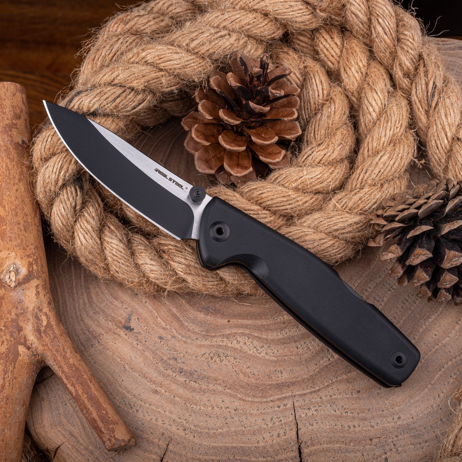 Yak Bushcraft Knife with Flat Grind - Perfect for Outdoor Survival, Camping, and Hunting