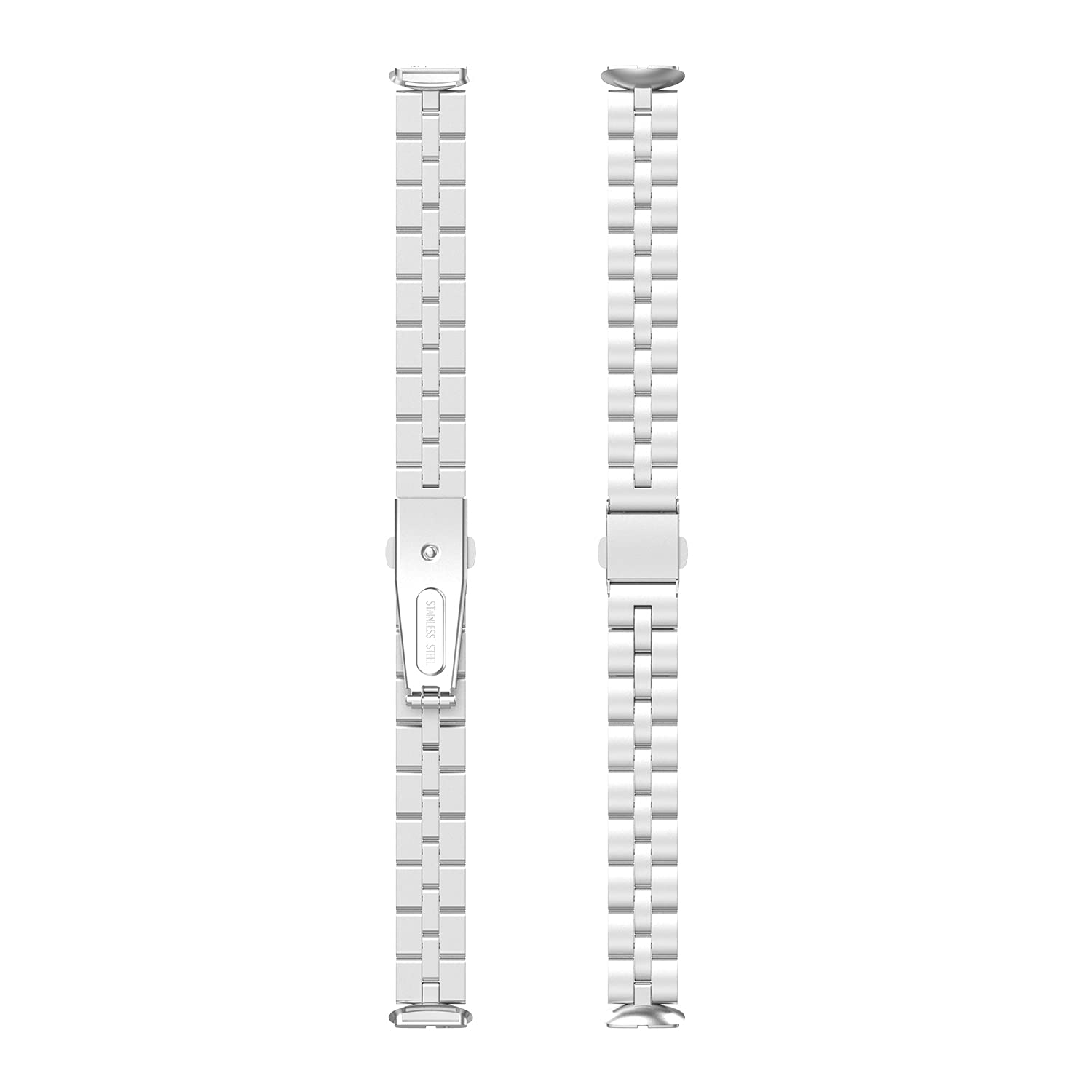 Stainless Steel Replacement Band for Fitbit Luxe - Compatible with Men & Women - Durable Metal Bracelet Strap for Luxe Smartwatch Accessories - Perfect for Workouts, Office & Everyday Wear