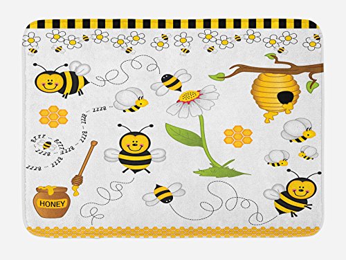 Yellow White and Black