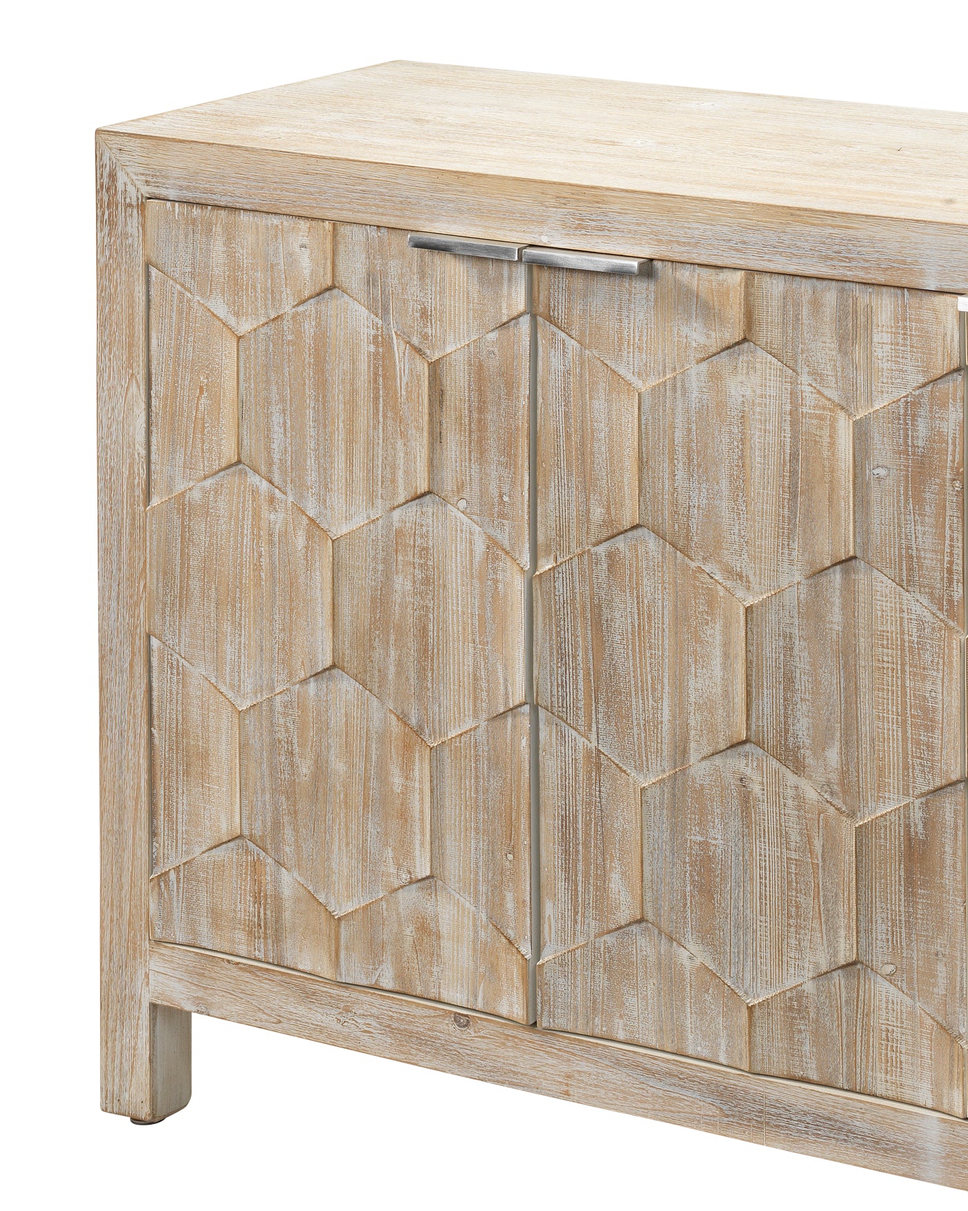 Juniper Three Door Cabinet - Solid Wood Storage Cabinet for Living Room, Bedroom & Office - Stylish Home Organization Furniture