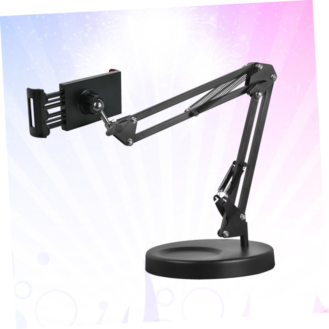 ABOOFAN Universal Flexible Phone Holder with 360° Rotatable Ball Neck & Metal Base - Adjustable Desk Stand for iPhone, Samsung, Galaxy - Perfect for Home Office, Video Calls, Watching Movies & Hands-Free Use