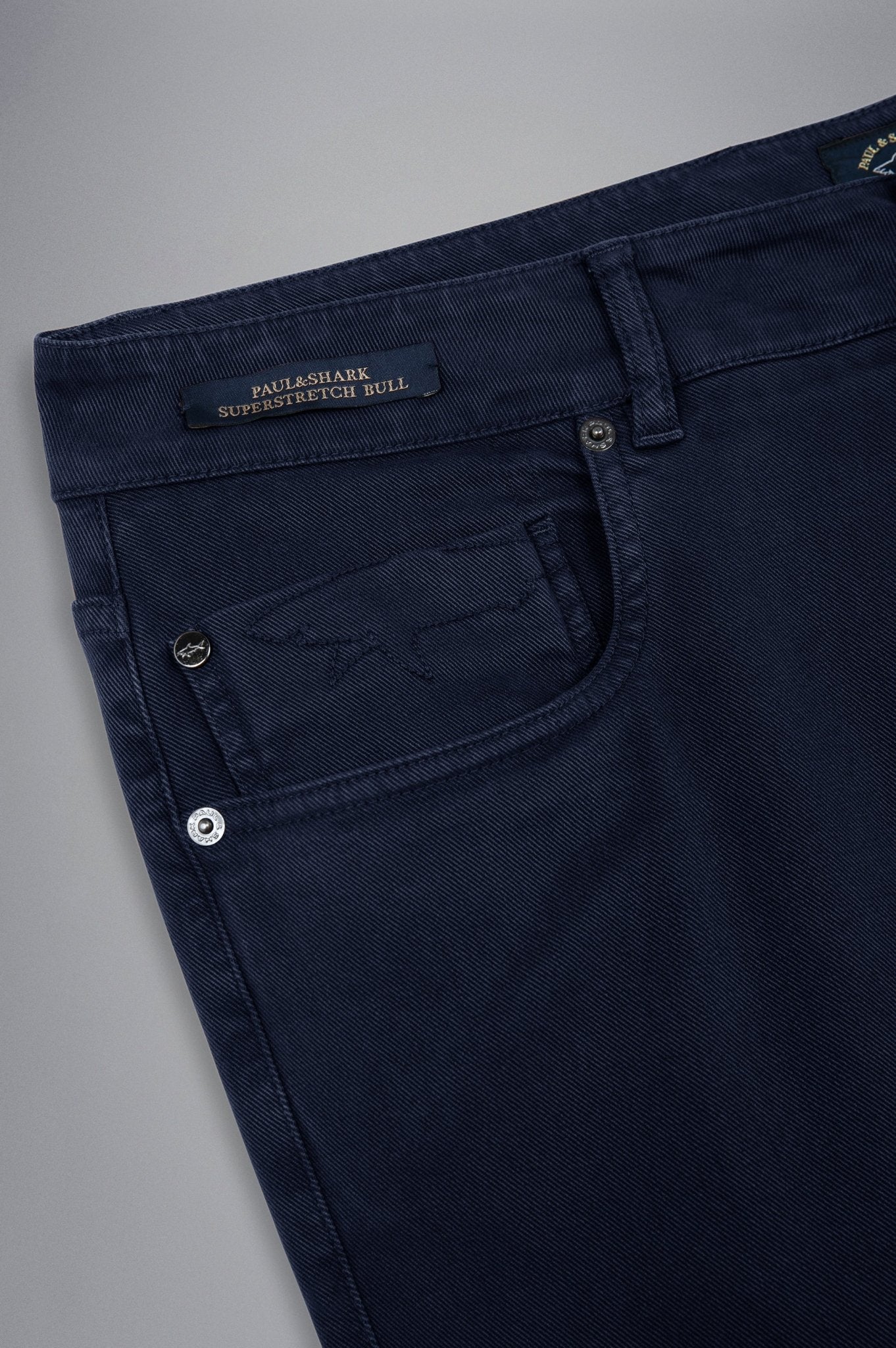 PAUL&SHARK Men's Soft Stretch 5-Pack Denim Jeans in Navy Blue - Comfortable Slim Fit Stretchable Jeans for Casual Wear & Everyday Outfits