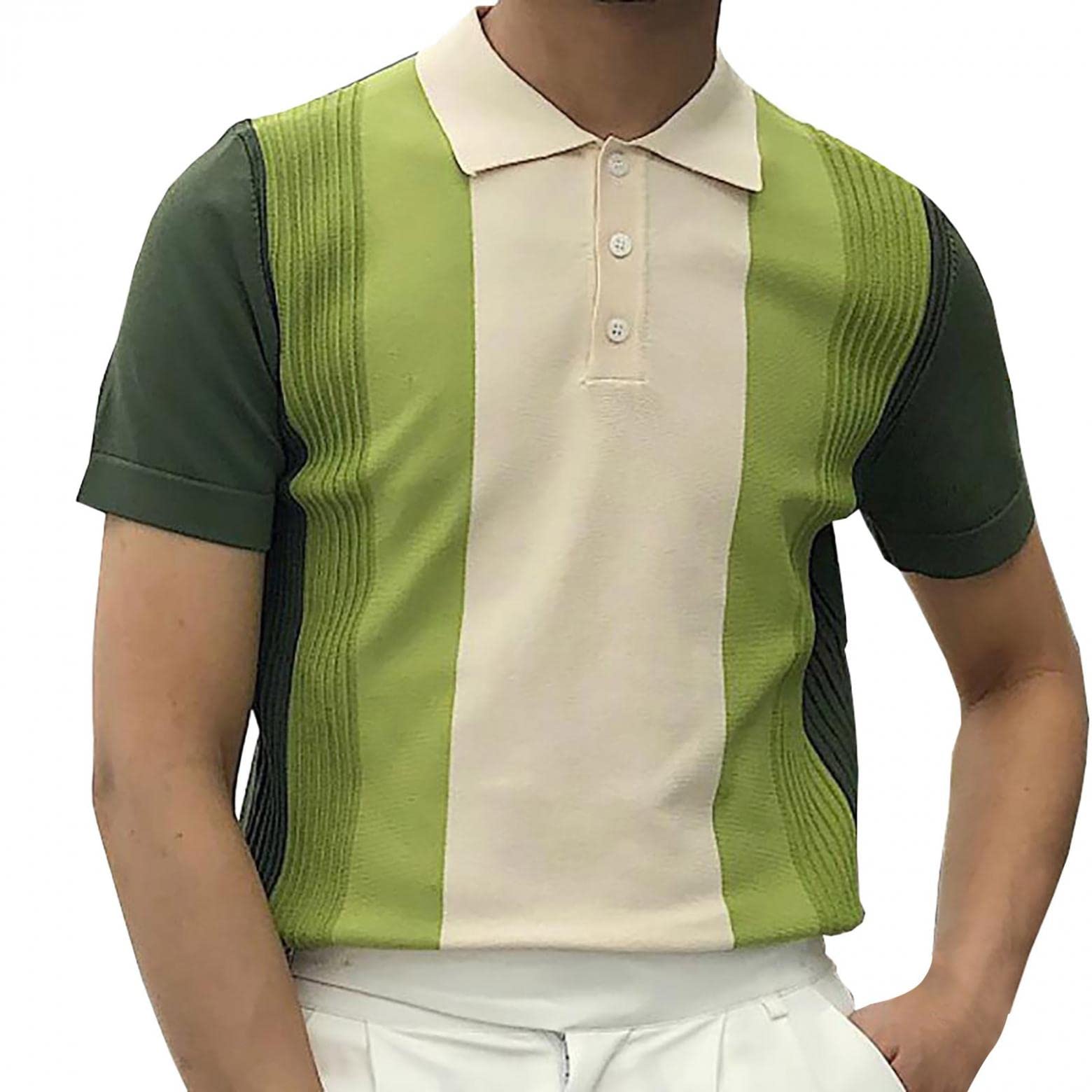 Men's Polo Shirt 3-Pack - Breathable Cotton Short Sleeve Collared Shirts for Summer | Casual & Athletic Wear | Perfect for Golf, Work, and Everyday Outfits