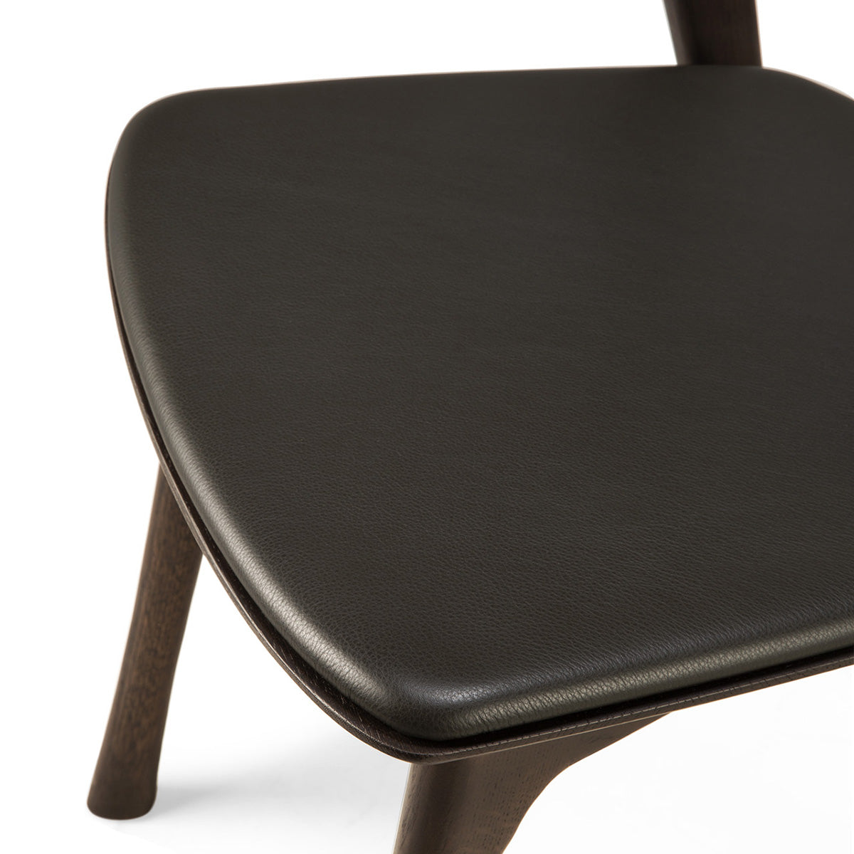 Premium Bok Leather Dining Chair - Modern & Comfortable Upholstered Seat for Home, Restaurant, or Office - Perfect for Elegant Dining Rooms, Kitchen Tables, and Conference Areas