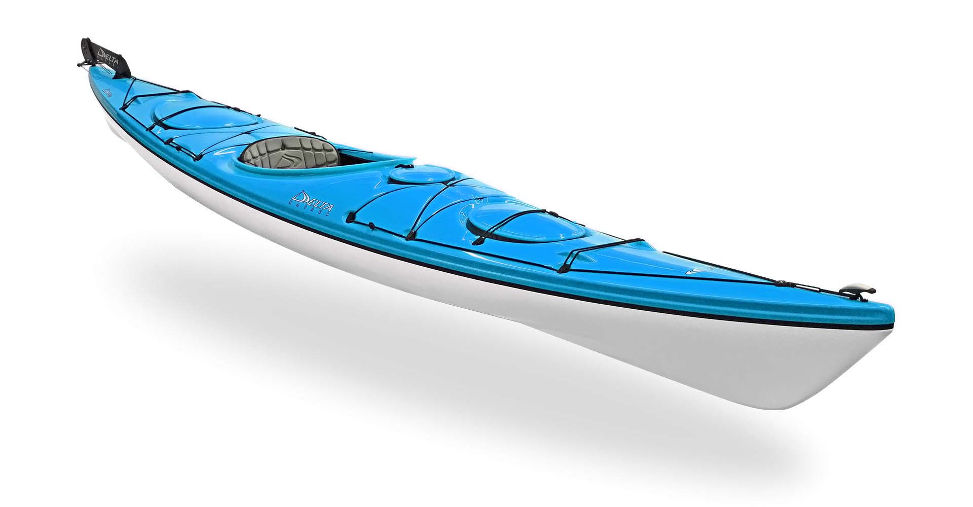 Delta 15.5GT Kayak with Rudder System - Lightweight Touring Kayak for Lakes & Rivers | Perfect for Fishing, Camping and Water Exploration
