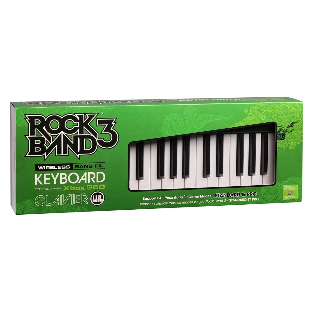 Rock Band 3 Wireless Keyboard for Xbox 360 - Wireless MIDI Controller for Gaming & Music Creation - Perfect for Rock Band 3, Home Studio & Live Performances