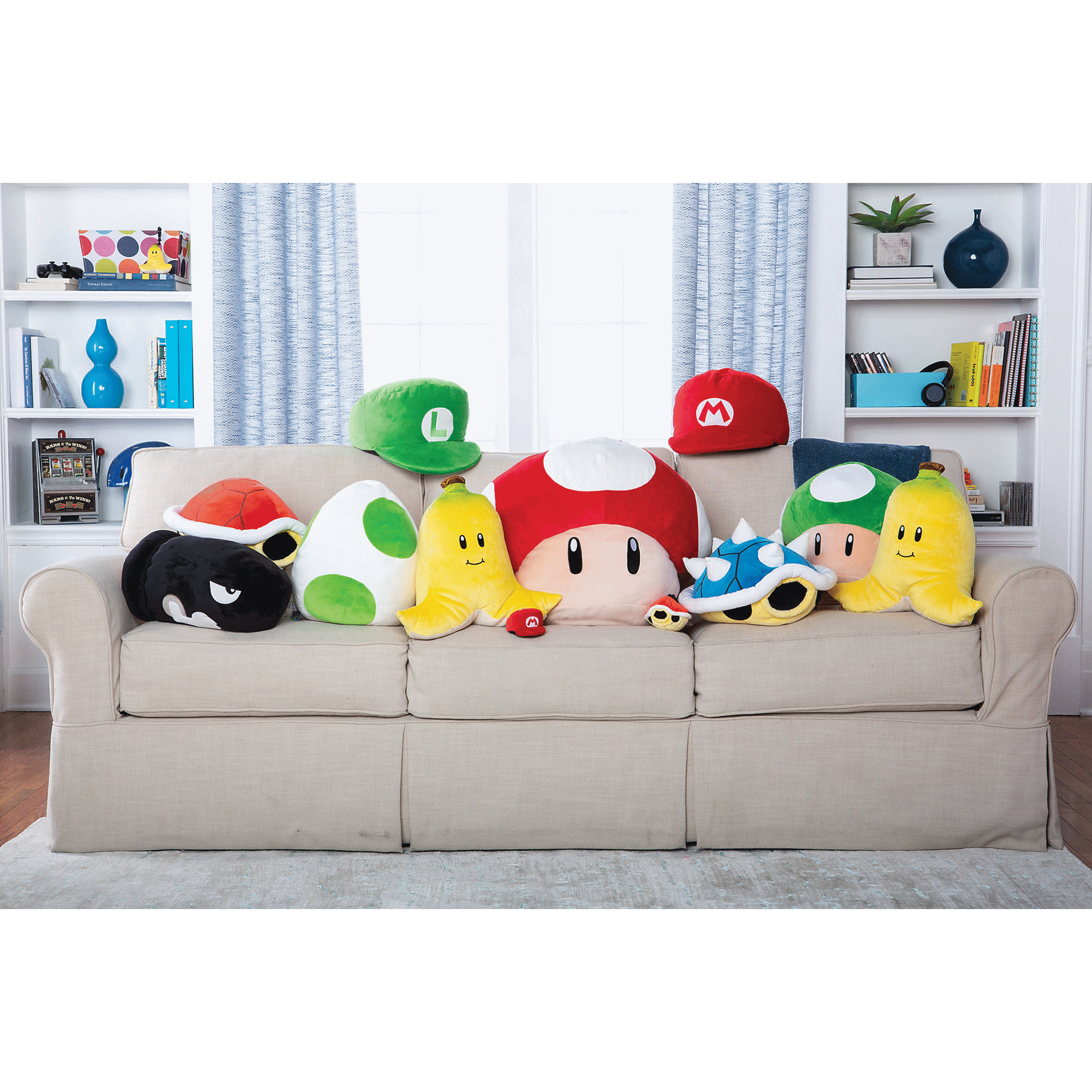 Super Soft Mario Kart Mushroom Plush - 22