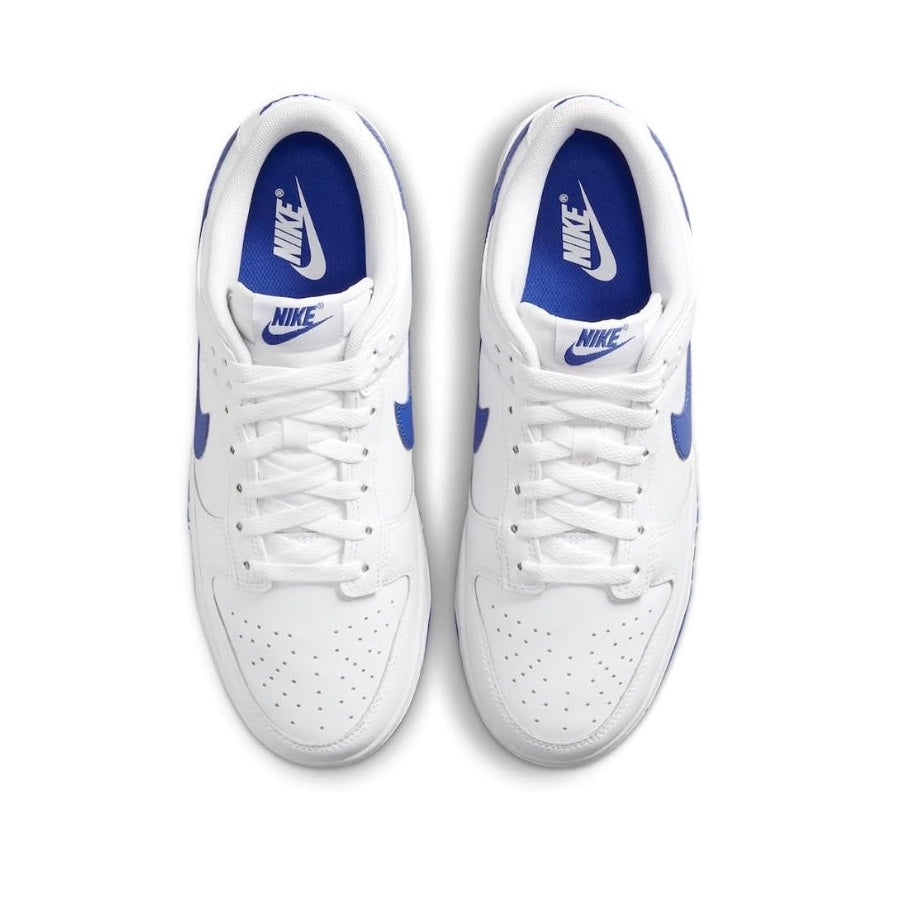 Nike Dunk Low Hyper Royal White Sneakers - Men's & Women's Casual Shoes for Running, Walking & Streetwear Fashion