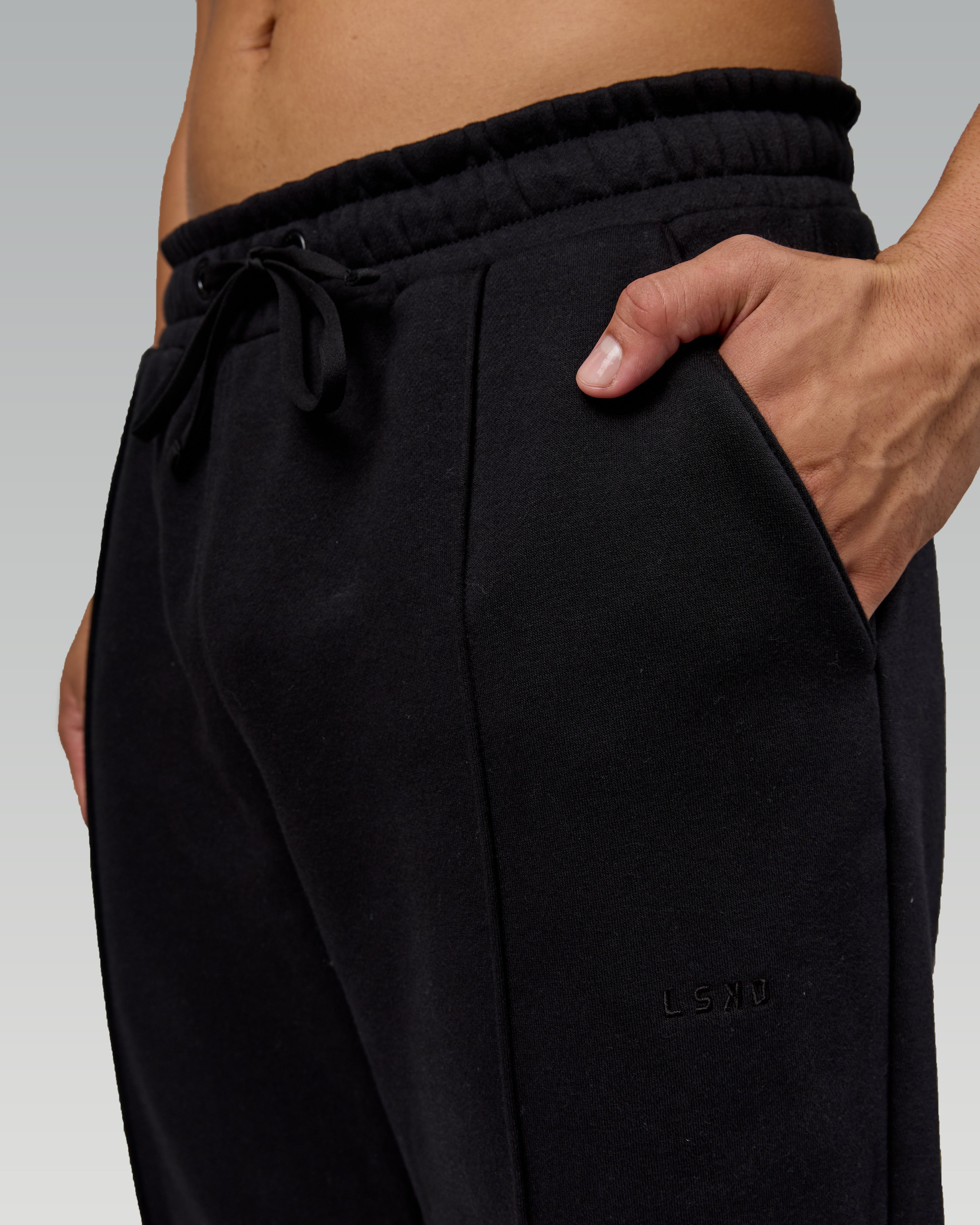 Stylish Urban Cropped Jogger Pants for Women - Black | Comfortable High-Waisted Athletic Lounge Pants | Perfect for Yoga, Running & Casual Wear