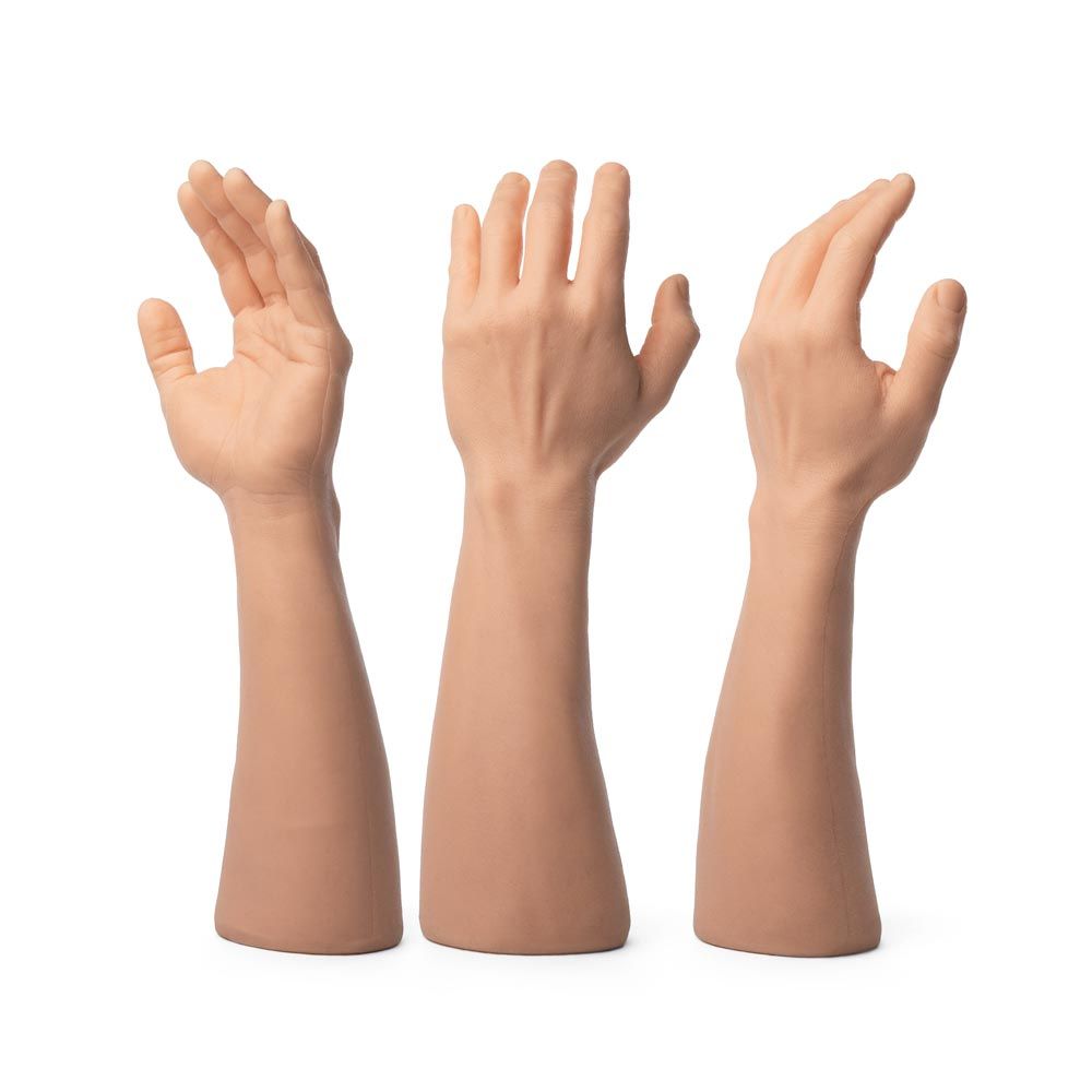 Fitzpatrick Tone 2 Male Arm Practice Skin - 1 Pound Realistic Tattoo Training Skin for Beginners & Professionals - Perfect for Tattoo Practice, Ink Testing & Art Demonstration