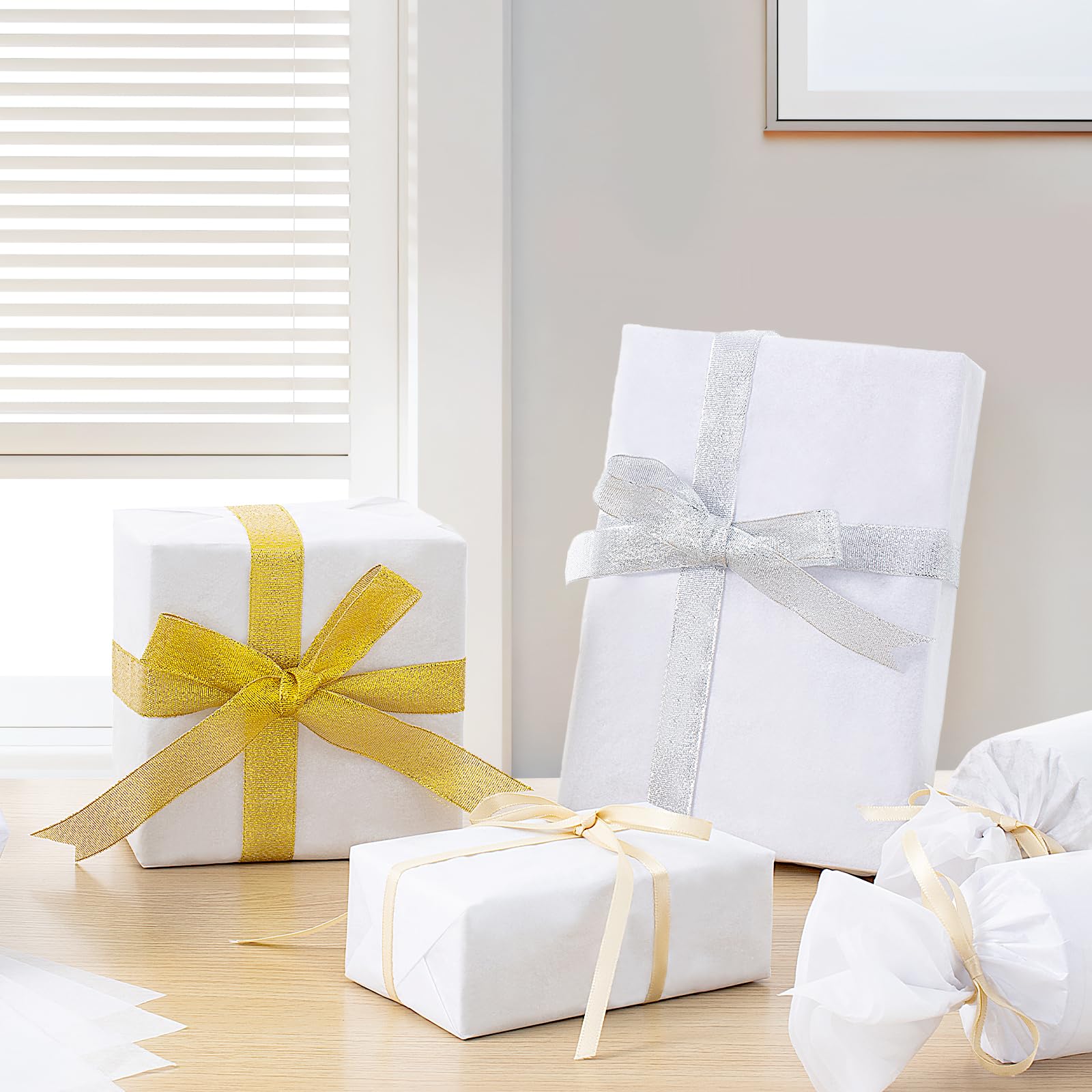 Premium White Tissue Paper for Gift Wrapping - 75 Sheets 14x20 Inches Bulk Pack | Perfect for Holiday, Birthday, Christmas Gifts, Party Decor & DIY Crafts | Ideal for Gift Bags, Packaging, and Creative Projects