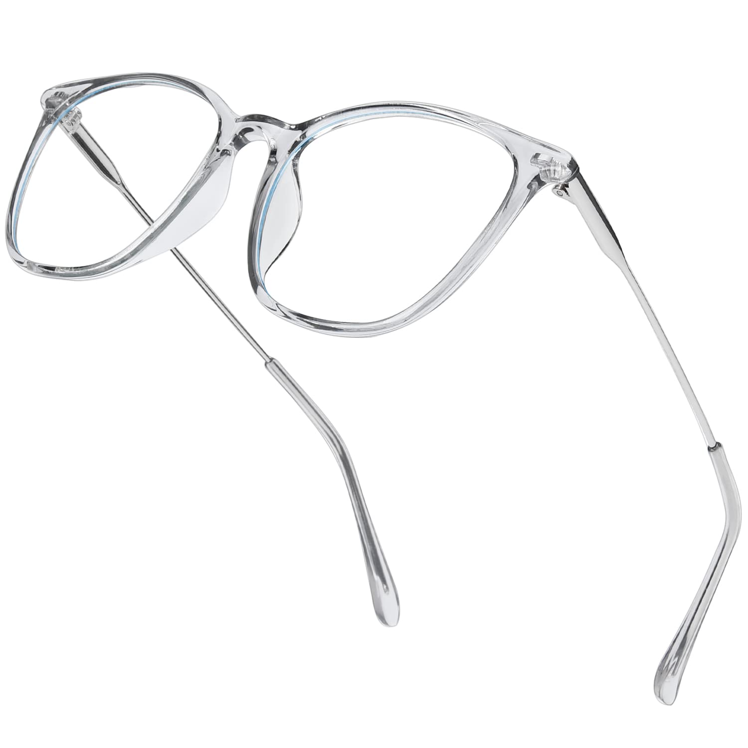 Blue Light Blocking Glasses for Women & Men - TR90 Lightweight Square Frame Computer Glasses | Reduce Eye Strain for Work, Gaming & Reading (VISOONE GAEL)